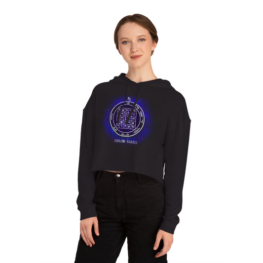 Women's 2nd Pentacle of Saturn Crop Hoodie – Unspoken Authority