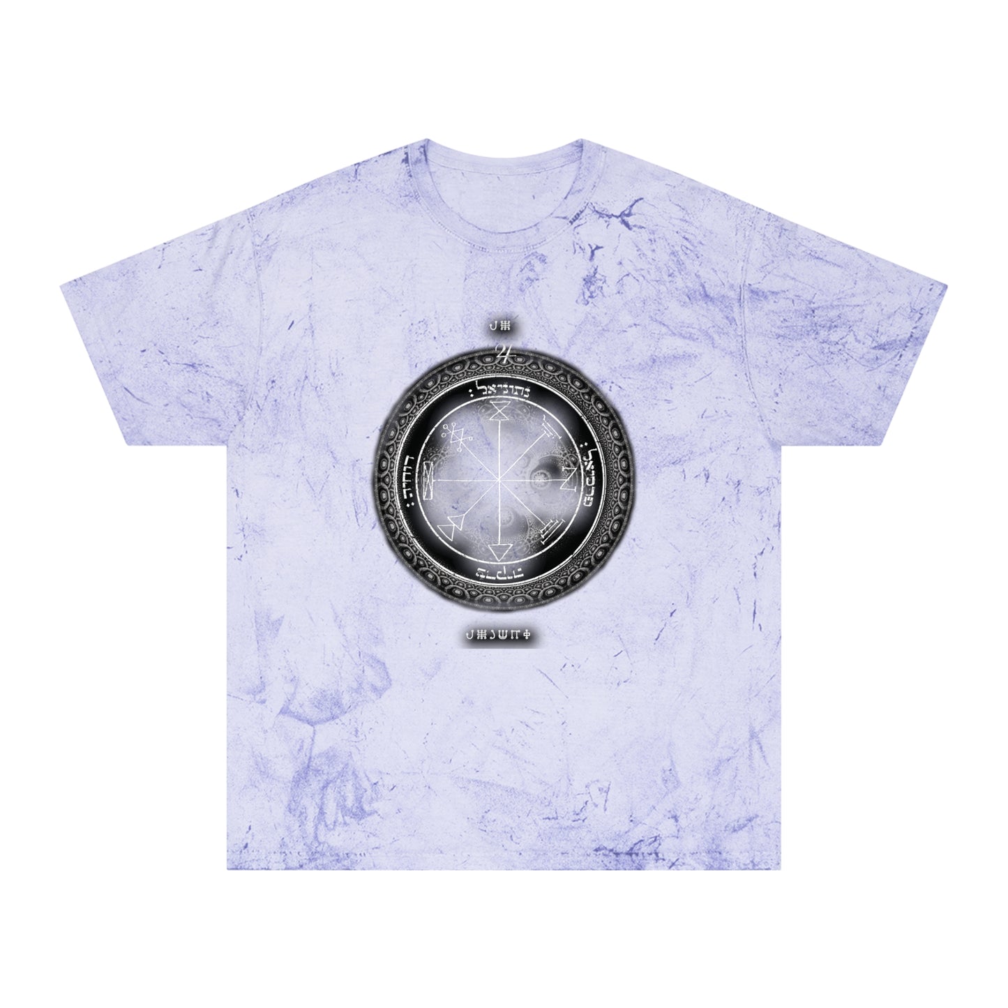1st Pentacle of Jupiter prosperity tee - color blast unisex t-shirt for wealth and success