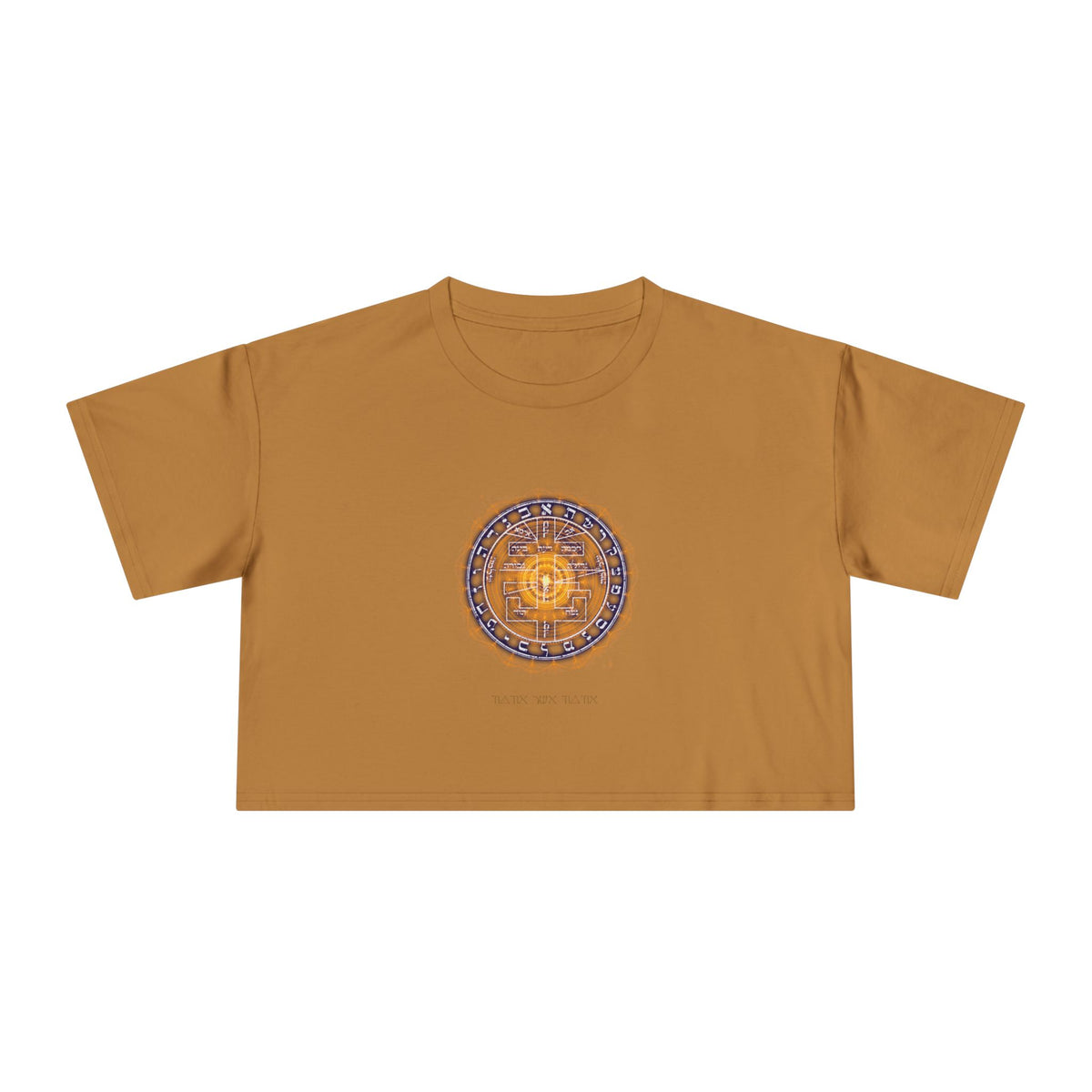 Supreme Pentacle cropped tee - psychic intuition top