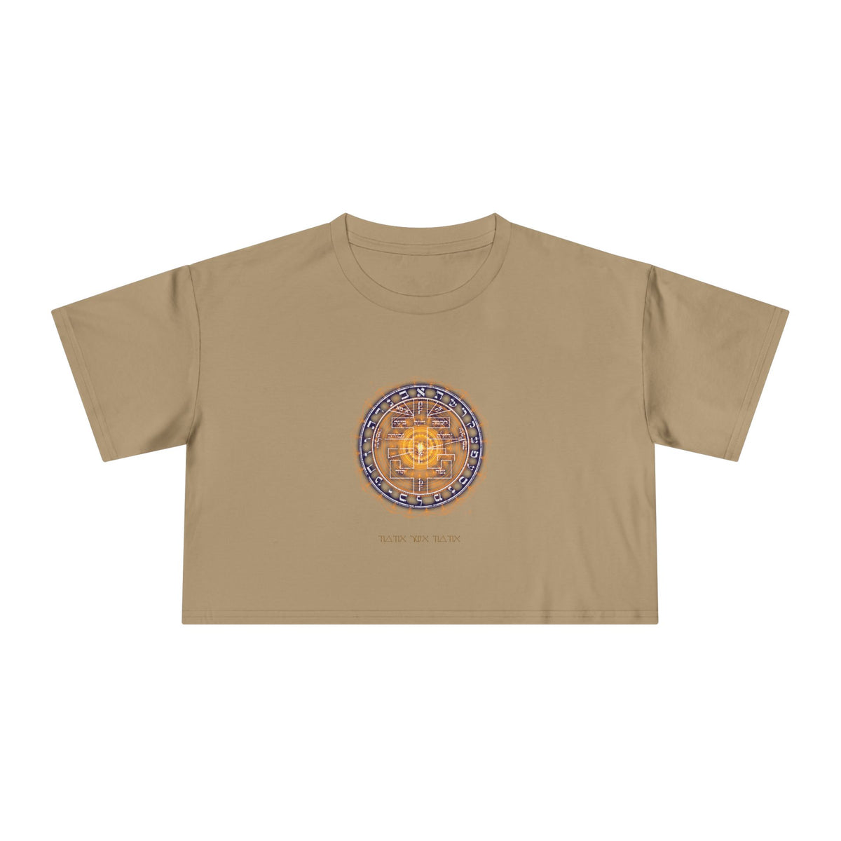Supreme Pentacle cropped tee - psychic intuition top