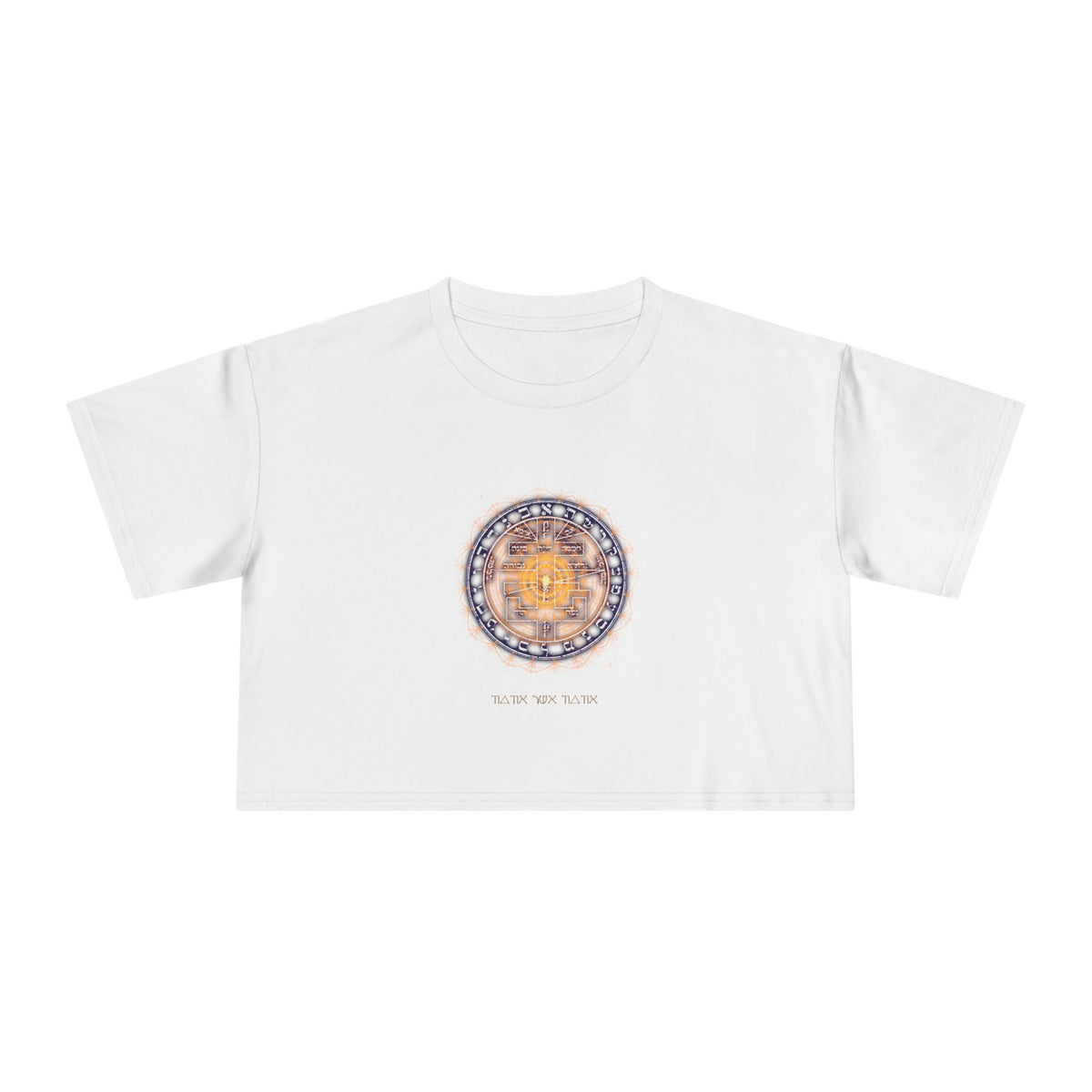 Supreme Pentacle cropped tee - psychic intuition top
