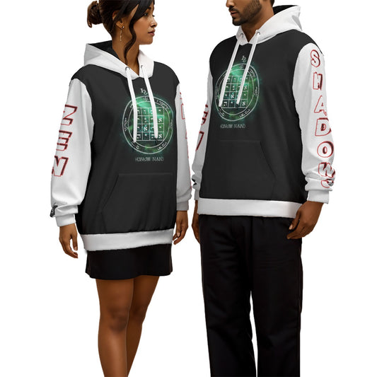 1st Pentacle of Saturn Unisex All-Over Pullover Hoodie - Causes Others to do As You Request