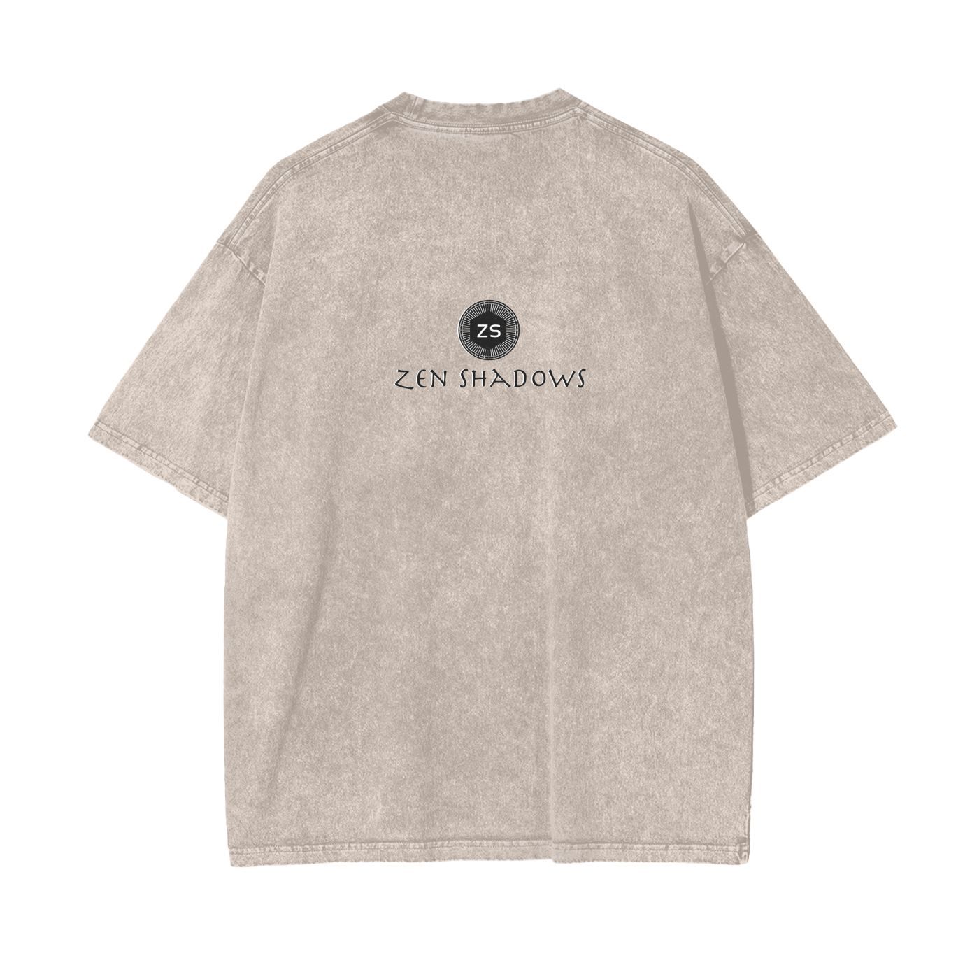 3rd Pentacle of Saturn protection t-shirt - oversized snow wash tee for spiritual shielding and negativity defense