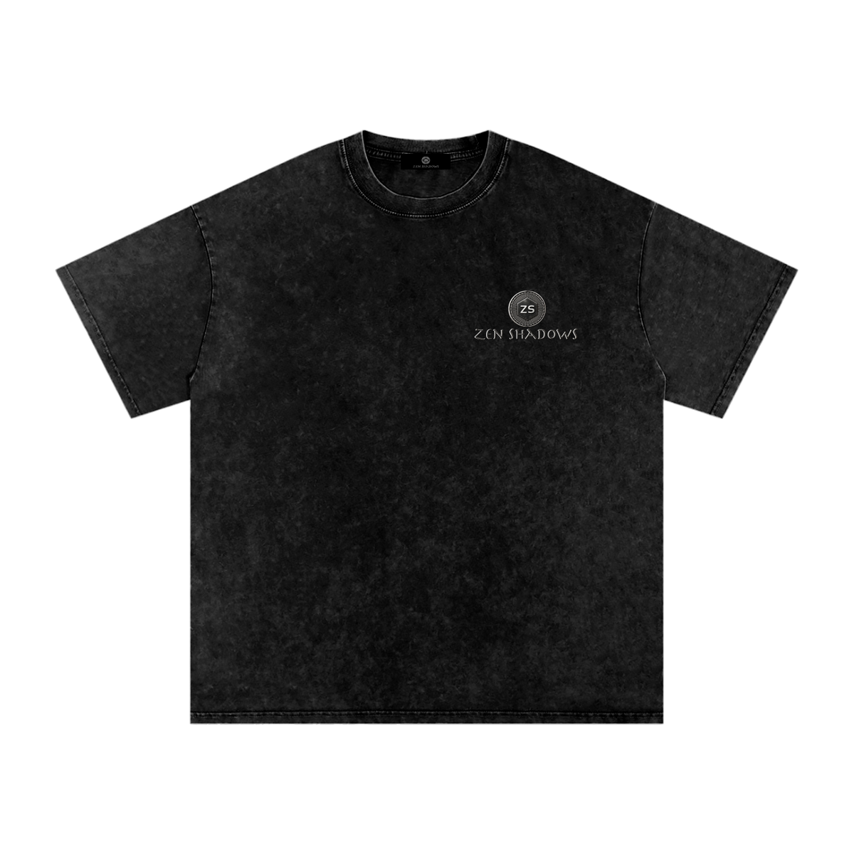 The Breath of YHWH Snow Washed Unisex Oversized Cotton T-Shirt (Front Logo)
