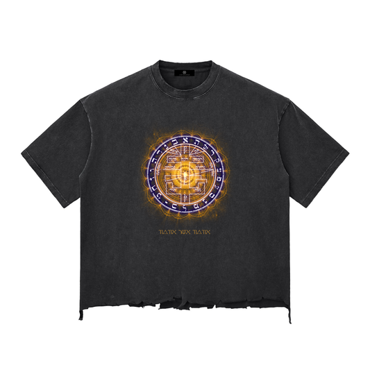 Supreme Pentacle Snow Wash Raw-Hem Boxy T-Shirt — Develop Intuition & Psychic Awareness