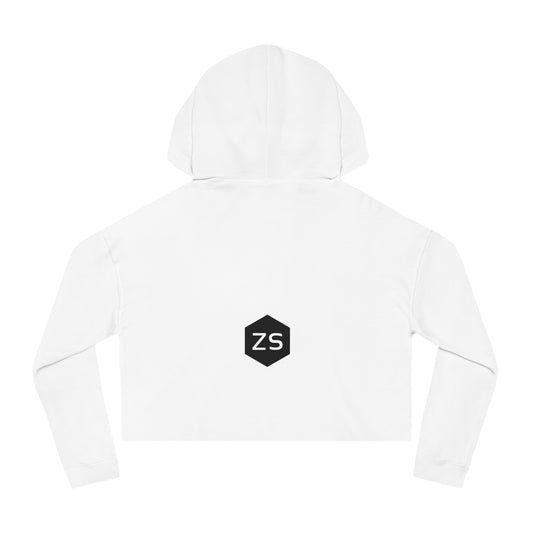 1st Pentacle of Jupiter Crop Hoodie – Wealth & Success Attuned