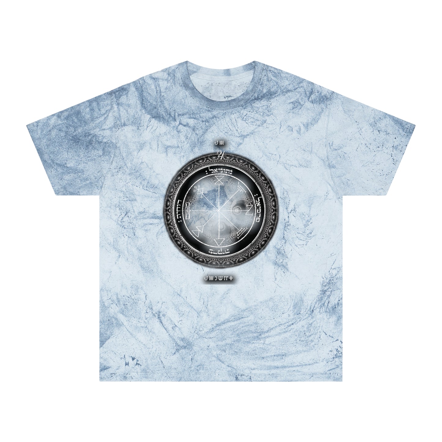 1st Pentacle of Jupiter prosperity tee - color blast unisex t-shirt for wealth and success