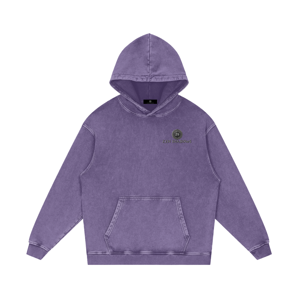 The Breath of YHWH Acid Wash Oversize Hoodie