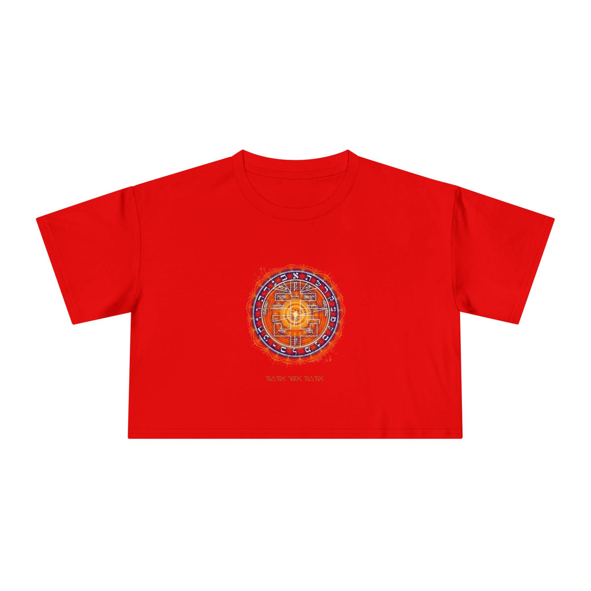 Supreme Pentacle cropped tee - psychic intuition top