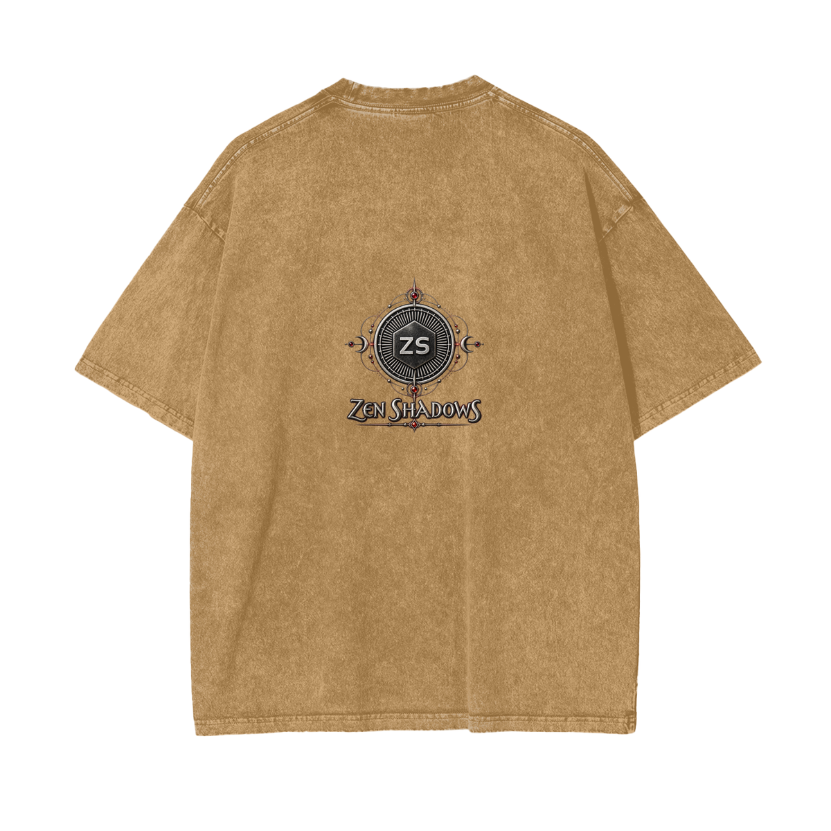 Supreme Pentacle Acid Wash Oversize T-Shirt - Develop Intuition & Psych