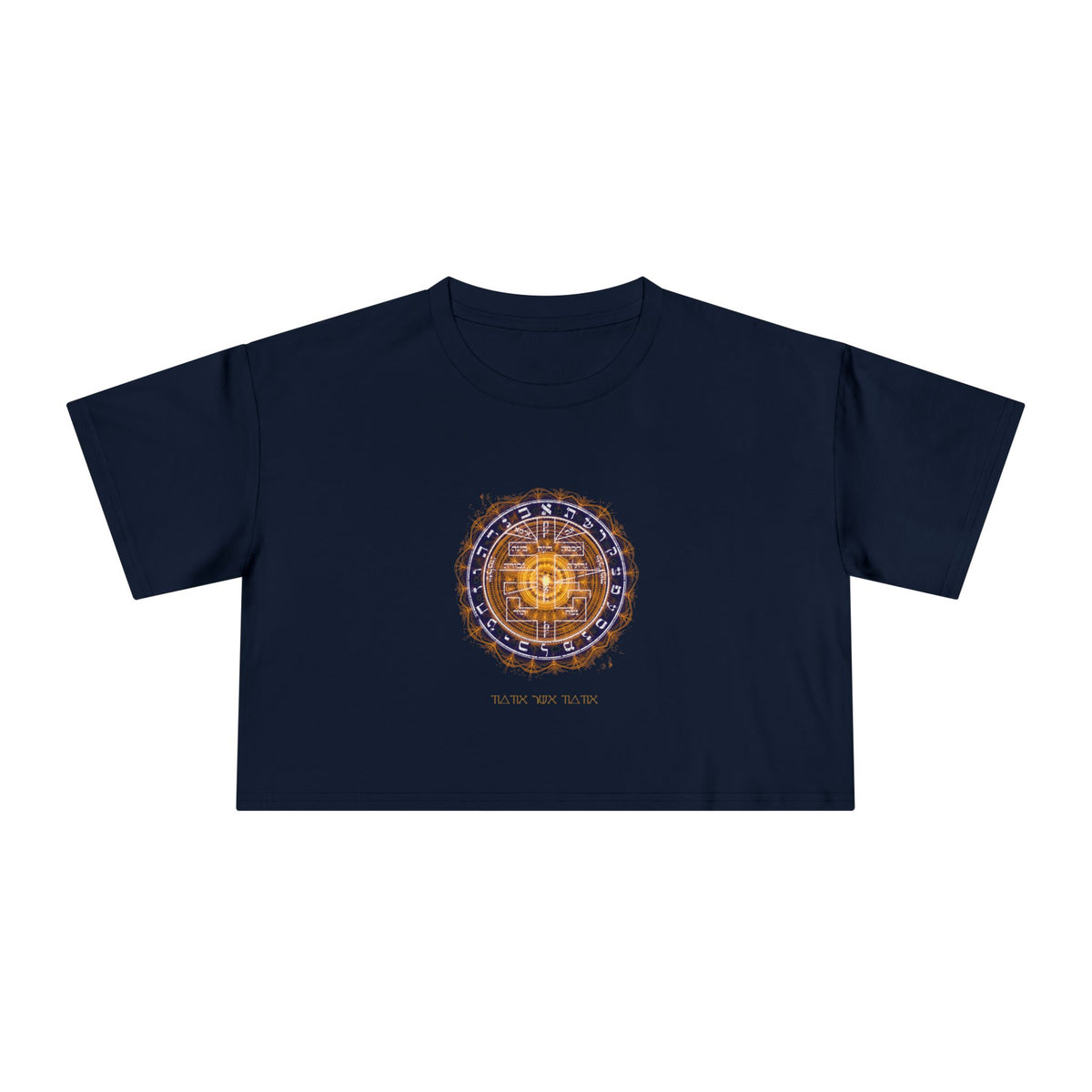 Supreme Pentacle cropped tee - psychic intuition top