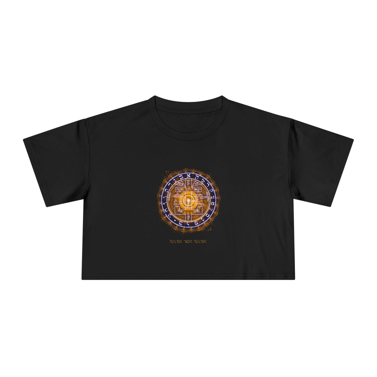 Supreme Pentacle cropped tee - psychic intuition top