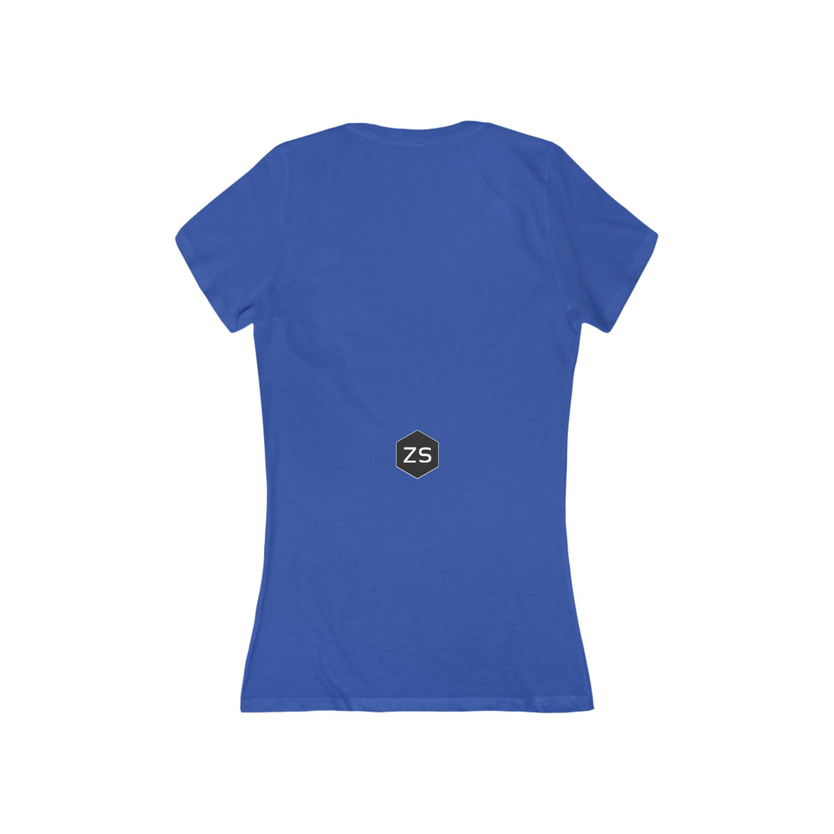 Shin (ש) Women’s Cotton Deep V-Neck T-Shirt — Ignite the Divine Fire Within