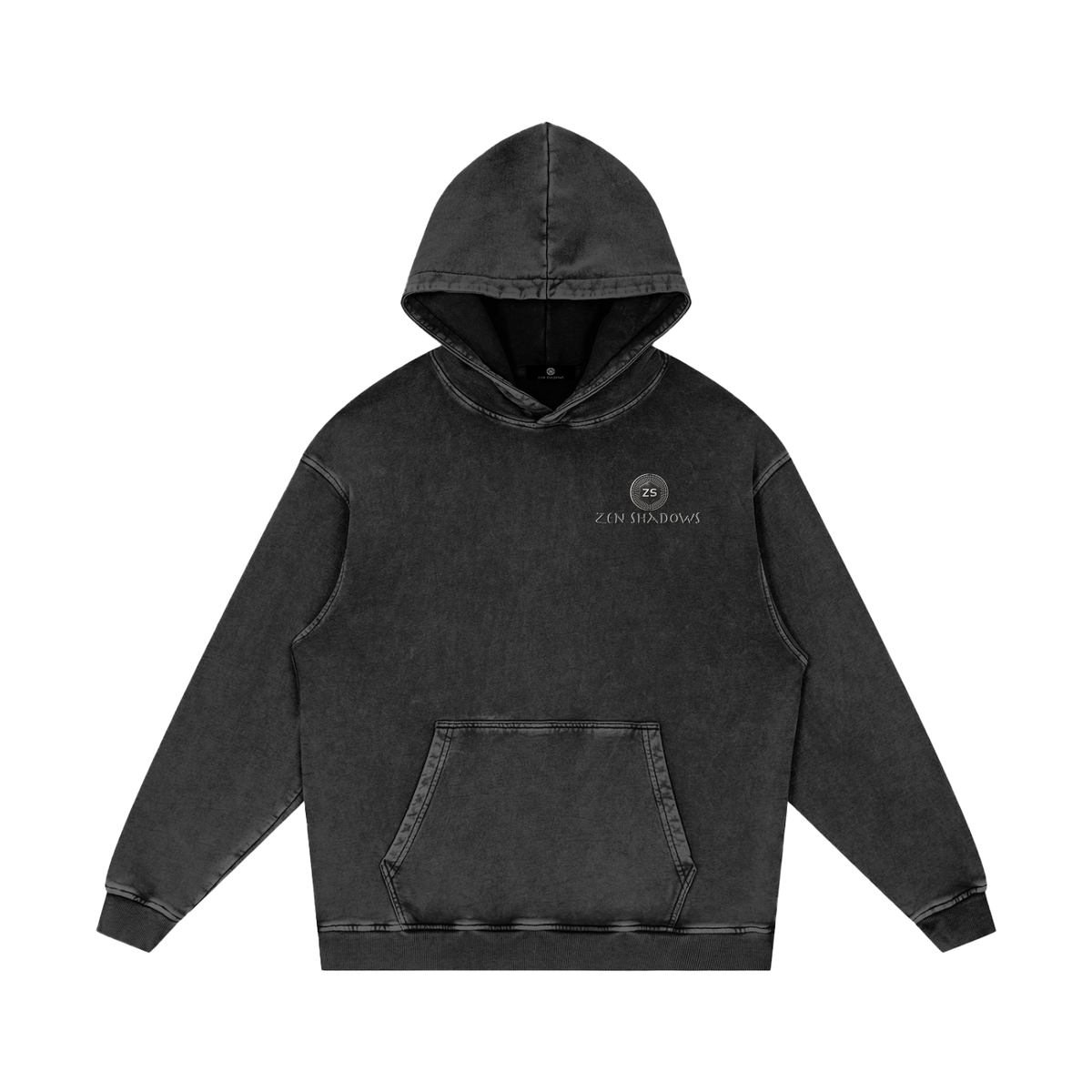 The Breath of YHWH Acid Wash Oversize Hoodie