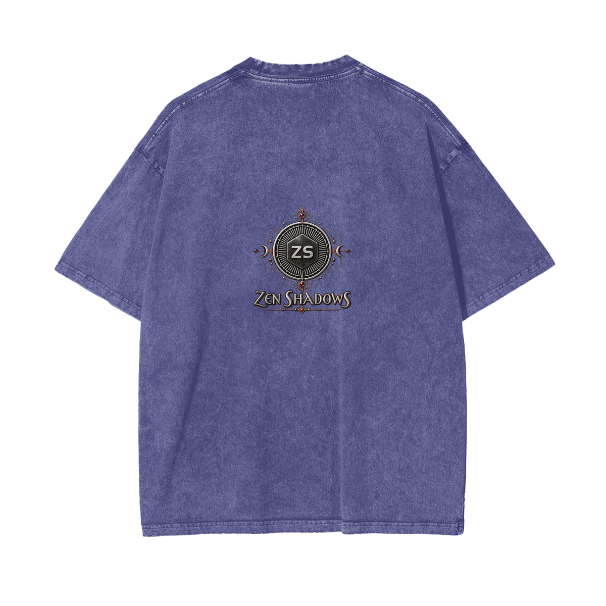 Supreme Pentacle Acid Wash Oversize T-Shirt - Develop Intuition & Psych