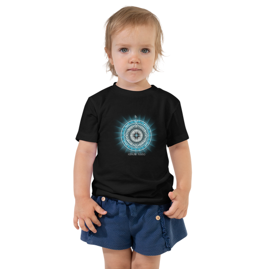 Protective Saturn Sigil Toddler Tee for Home Safeguarding