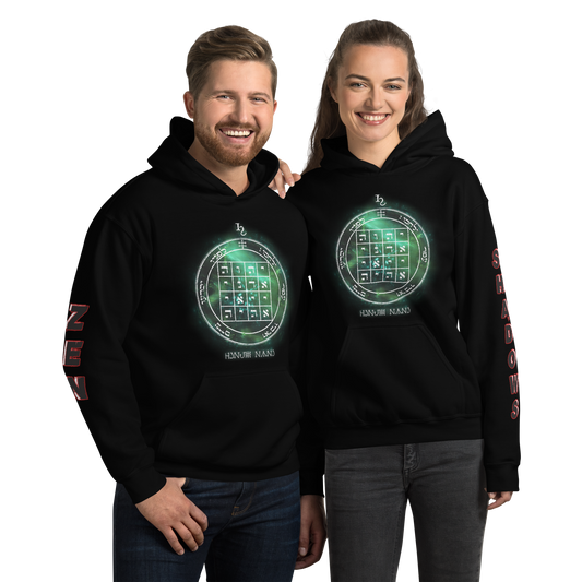 Unisex hoodie with 1st Pentacle of Saturn command sigil