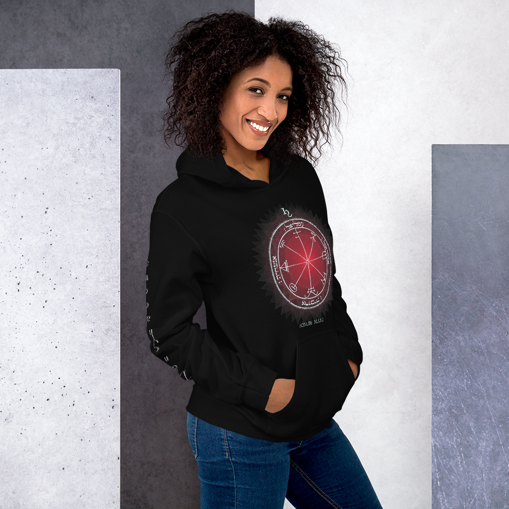 3rd Pentacle of Saturn unisex hoodie - spiritual protection pullover