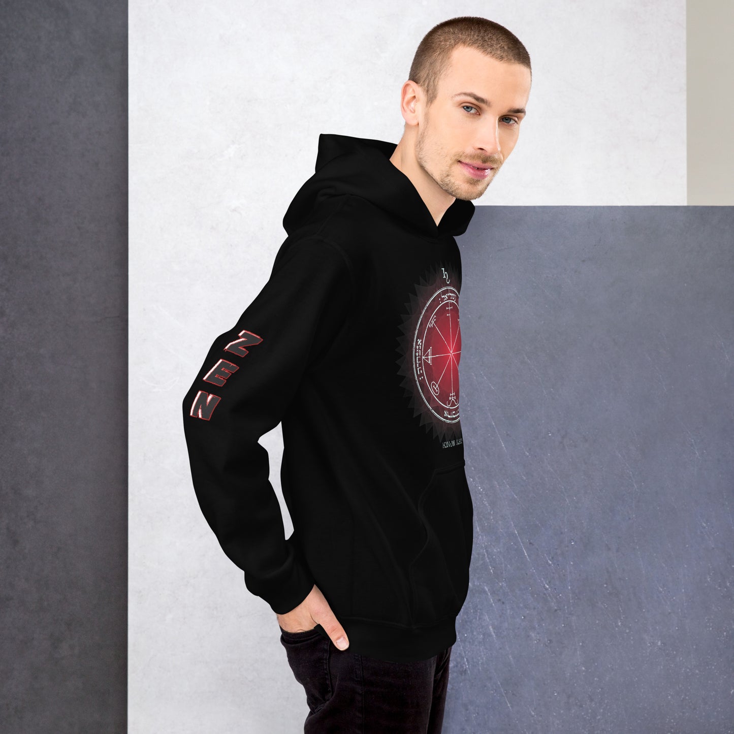 3rd Pentacle of Saturn unisex hoodie - spiritual protection pullover