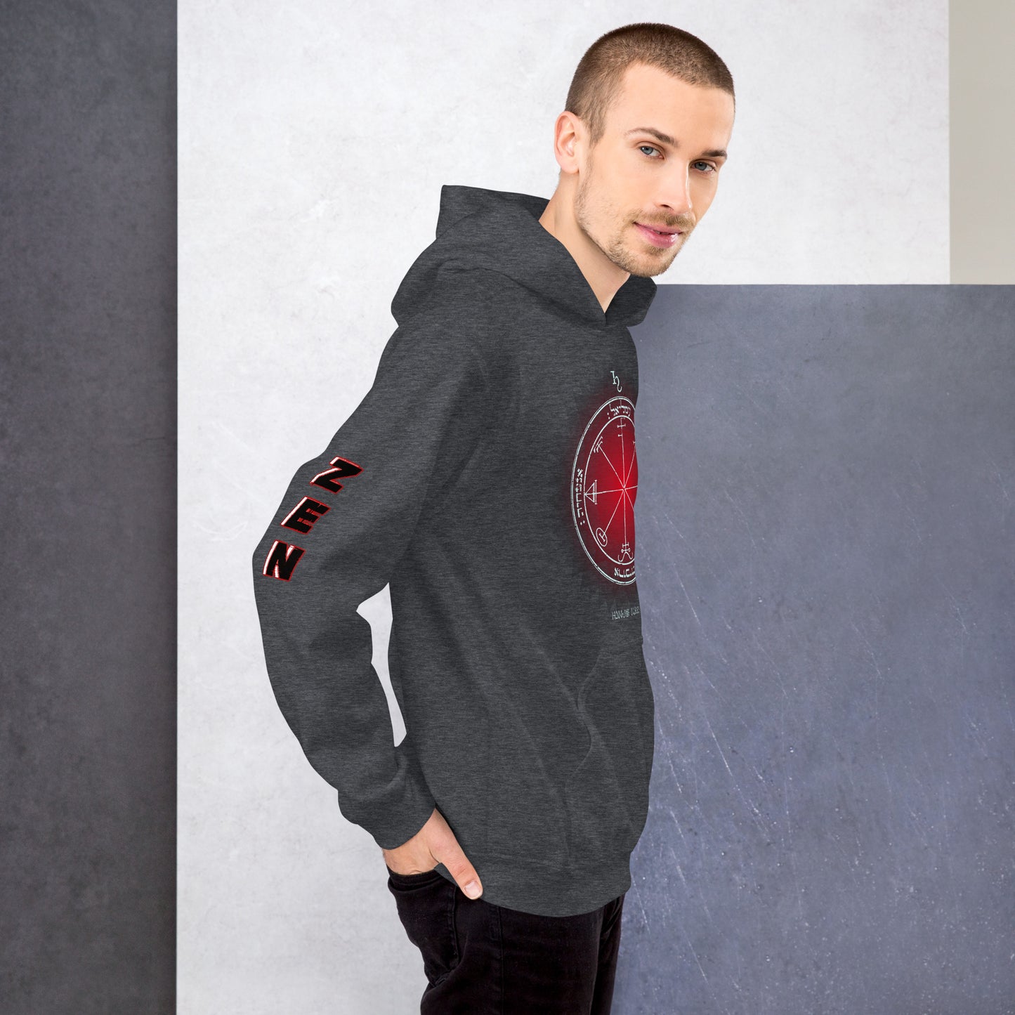 3rd Pentacle of Saturn unisex hoodie - spiritual protection pullover