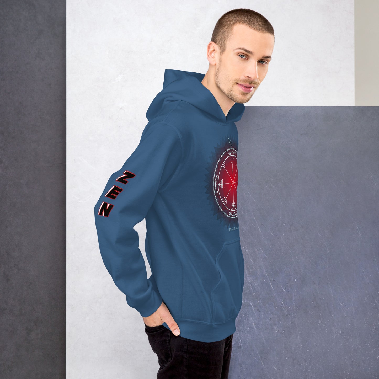 3rd Pentacle of Saturn unisex hoodie - spiritual protection pullover