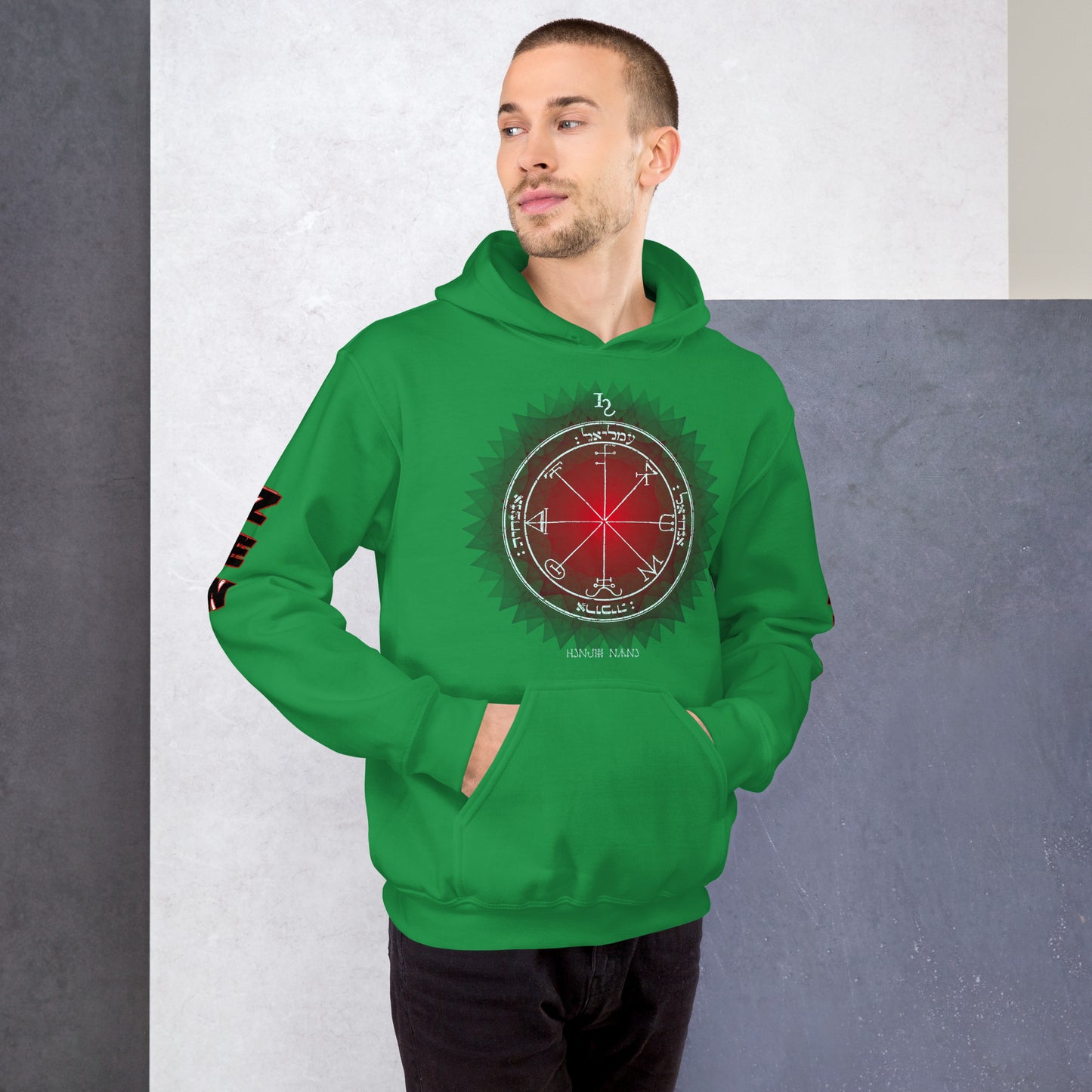 3rd Pentacle of Saturn unisex hoodie - spiritual protection pullover