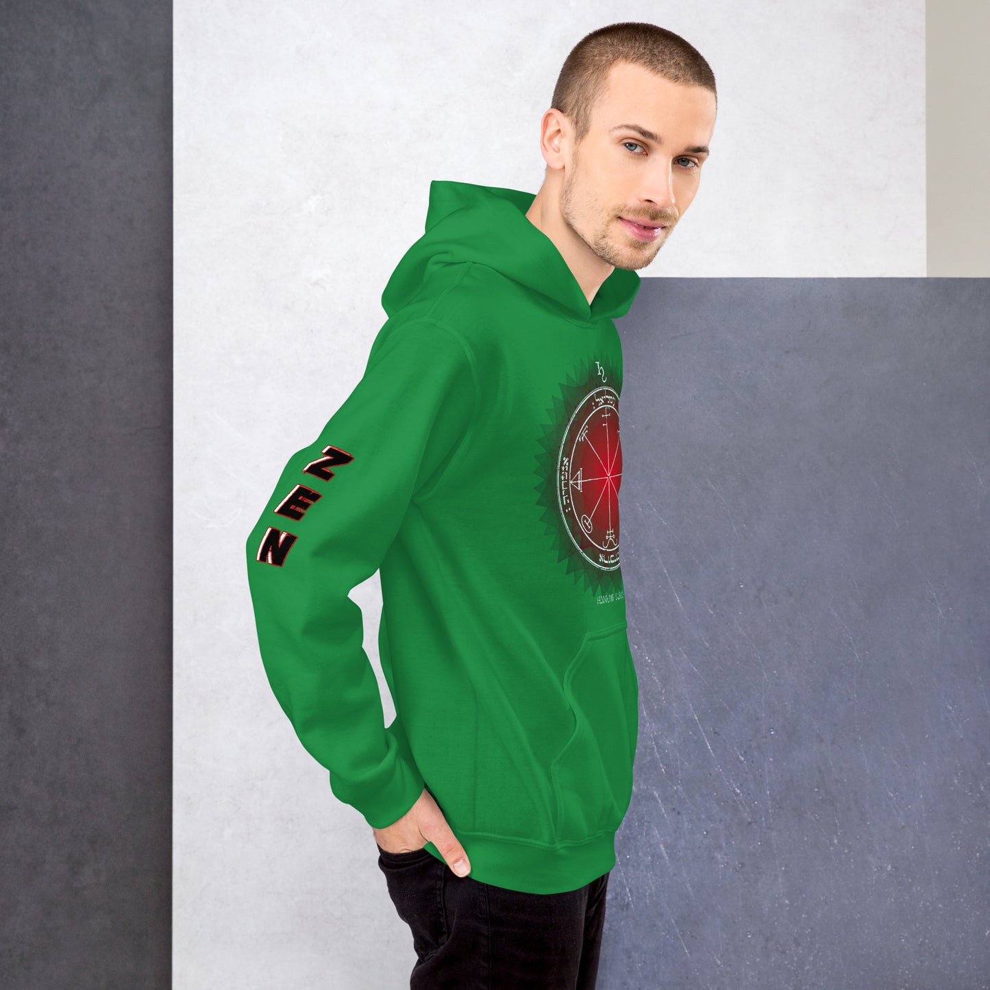 3rd Pentacle of Saturn unisex hoodie - spiritual protection pullover