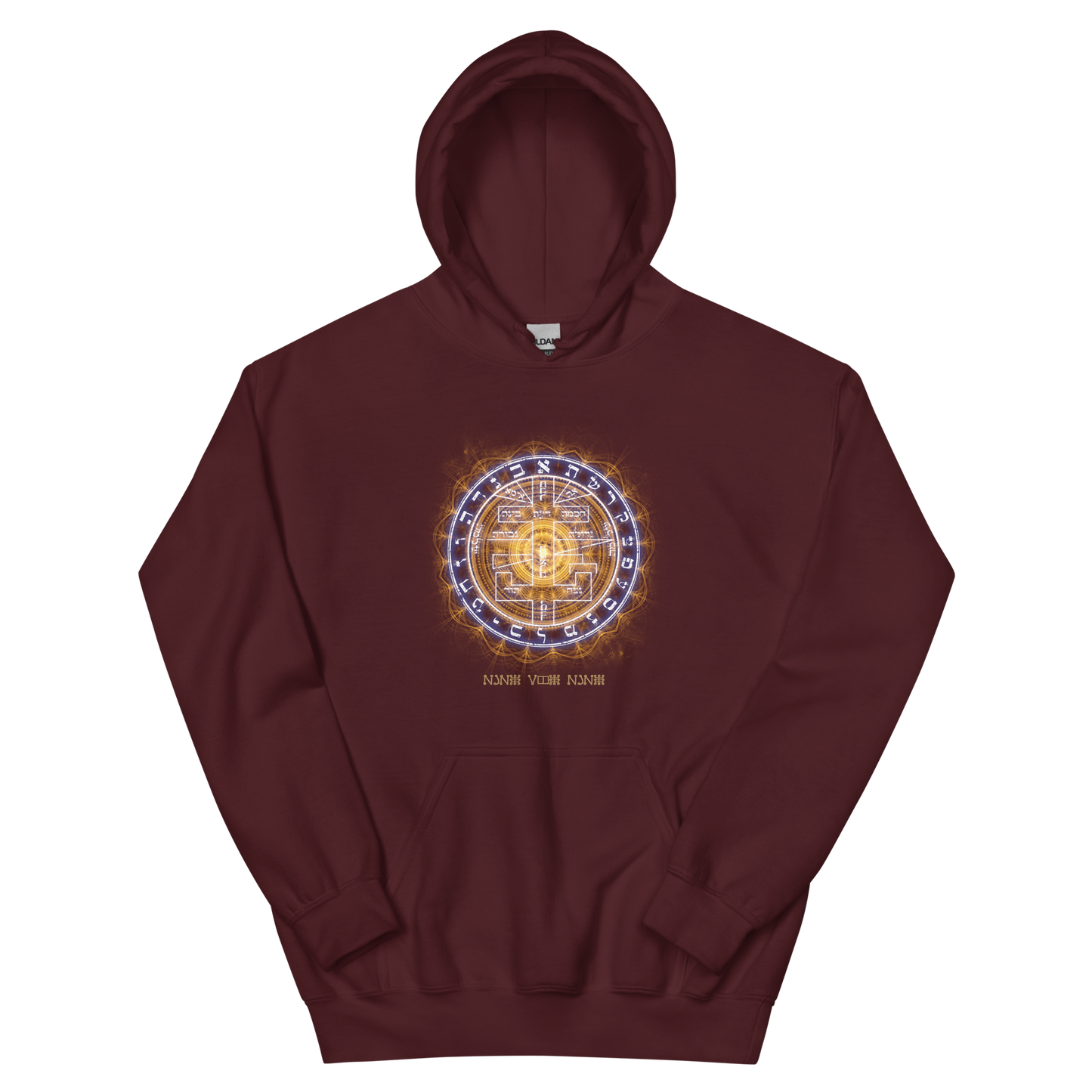 Detailed Third Eye Sigil on Supernal Pentacle Hoodie