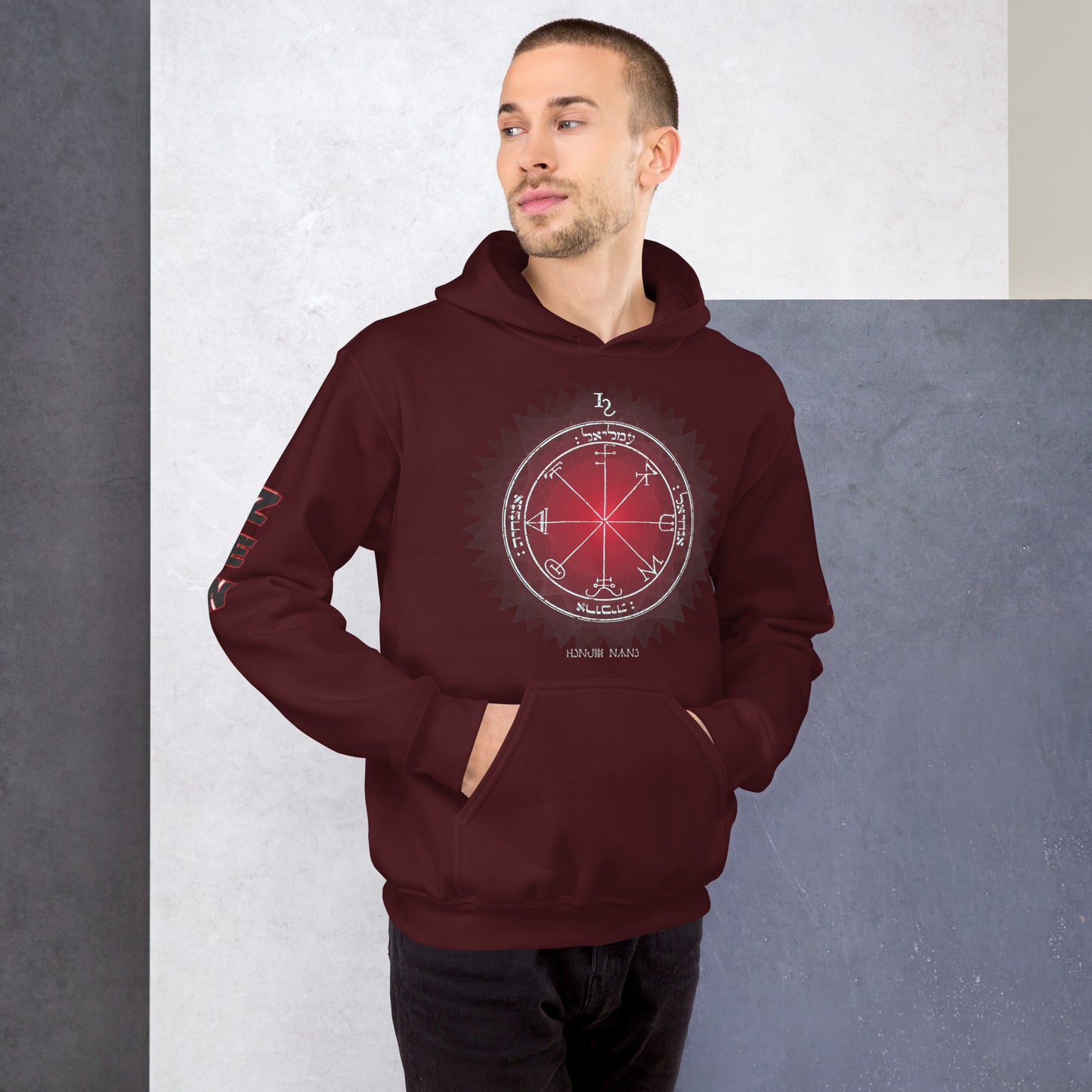 3rd Pentacle of Saturn unisex hoodie - spiritual protection pullover