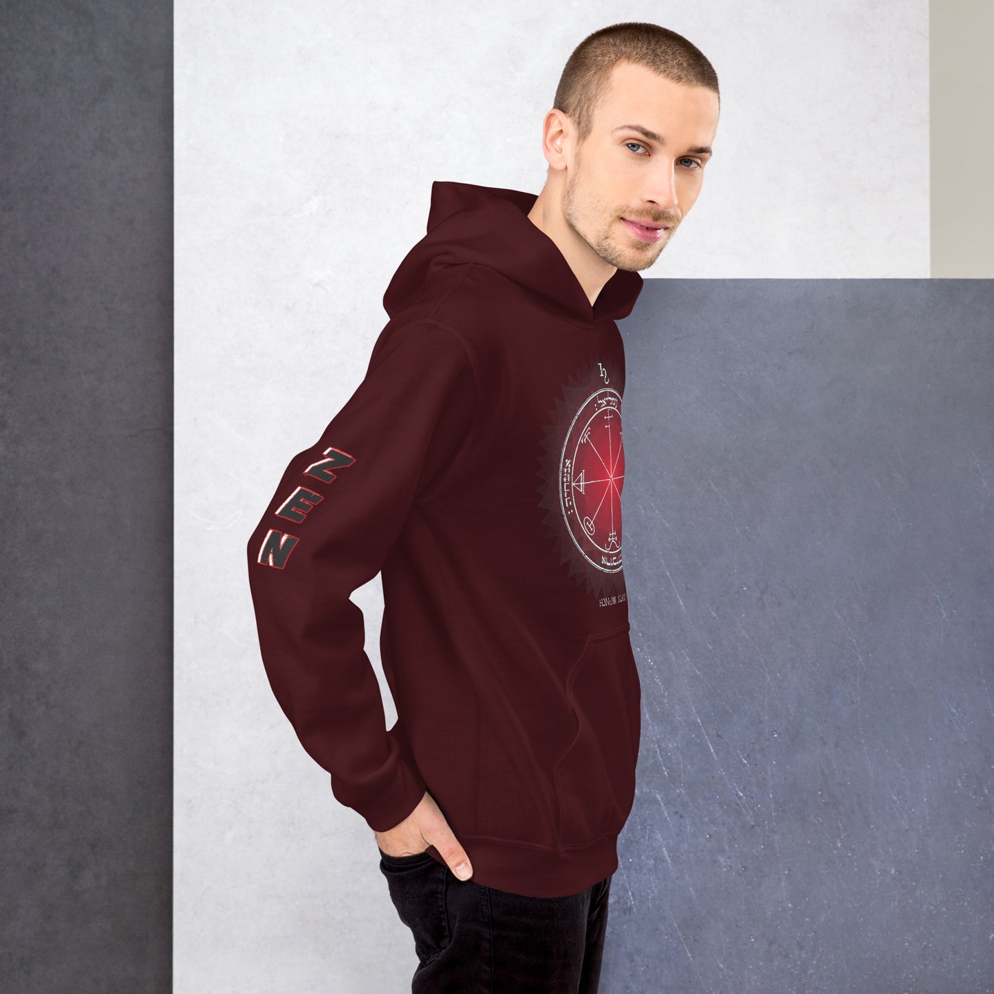 3rd Pentacle of Saturn unisex hoodie - spiritual protection pullover