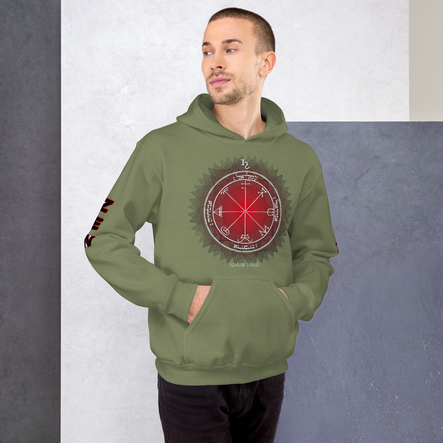 3rd Pentacle of Saturn unisex hoodie - spiritual protection pullover
