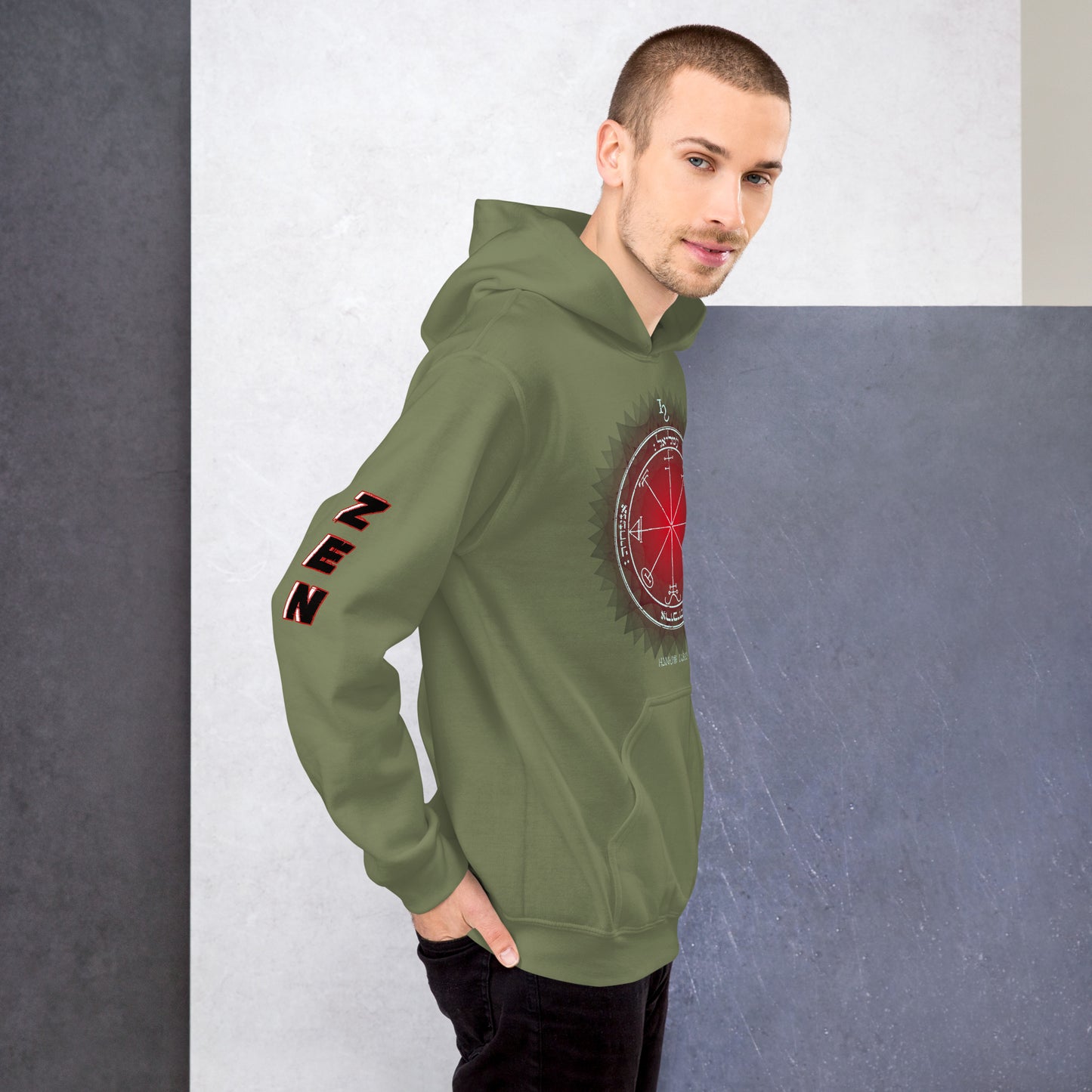 3rd Pentacle of Saturn unisex hoodie - spiritual protection pullover