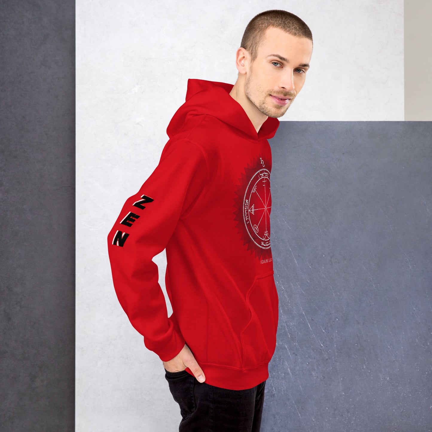 3rd Pentacle of Saturn unisex hoodie - spiritual protection pullover