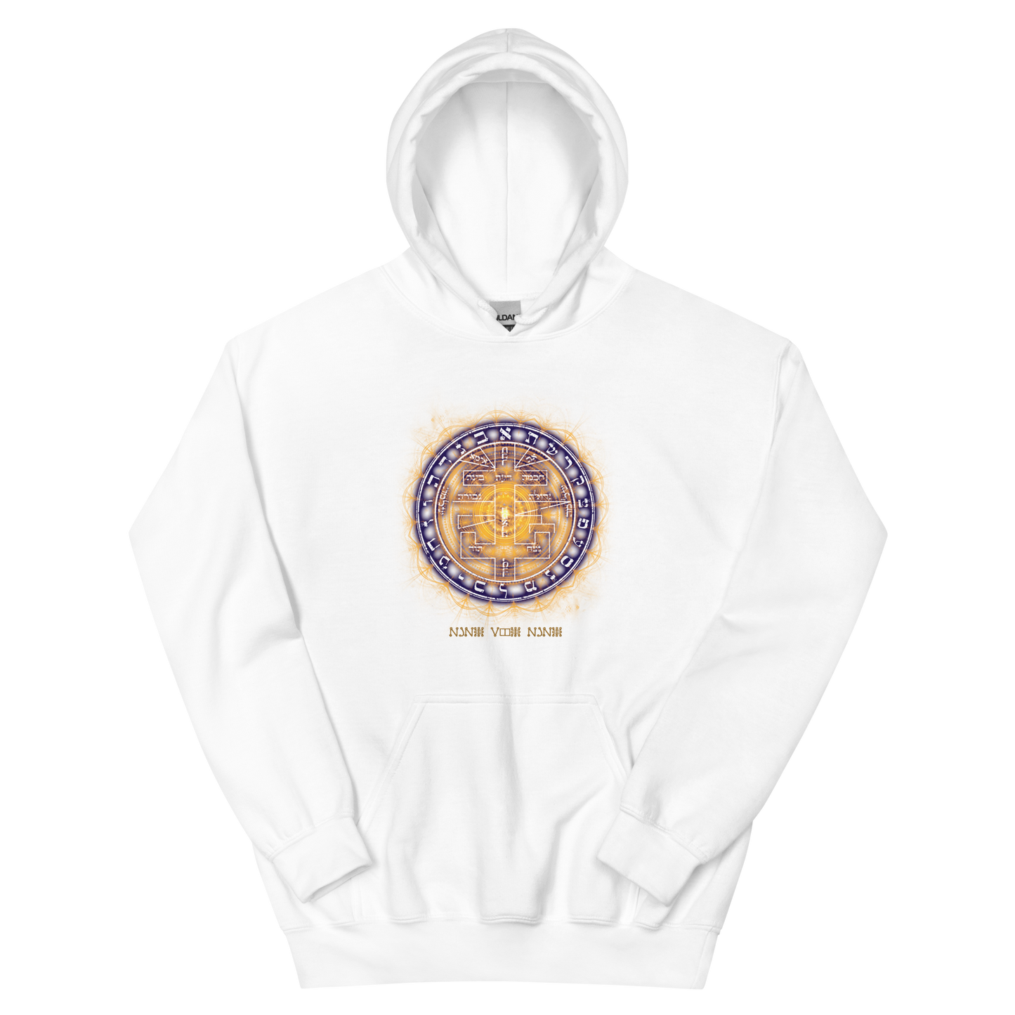 Detailed Third Eye Sigil on Supernal Pentacle Hoodie
