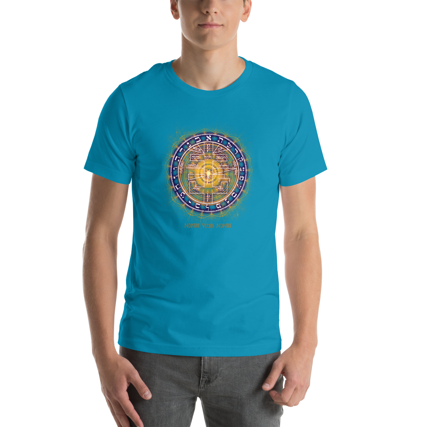 Unisex t-shirt with Supreme Pentacle for intuition development