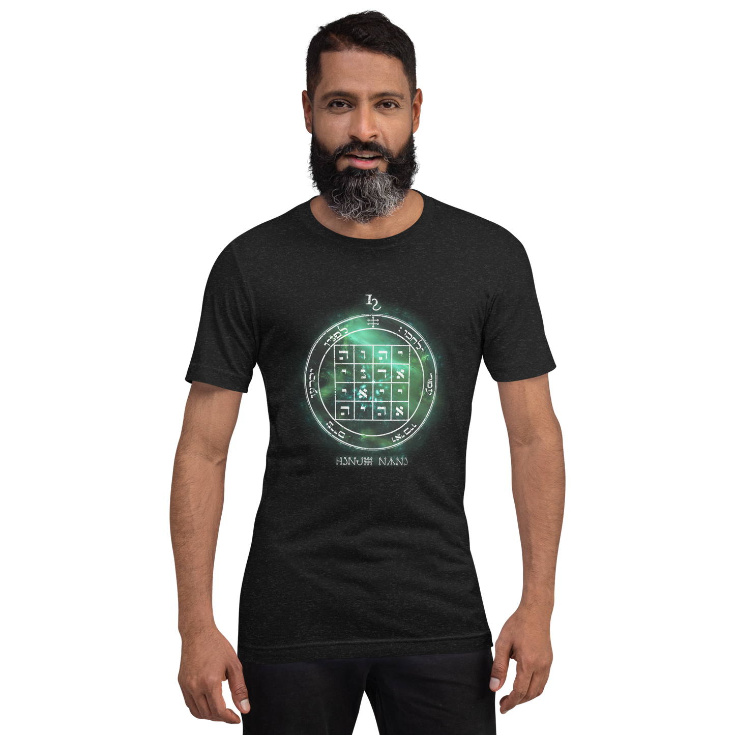 Unisex t-shirt with 1st Pentacle of Saturn command sigil