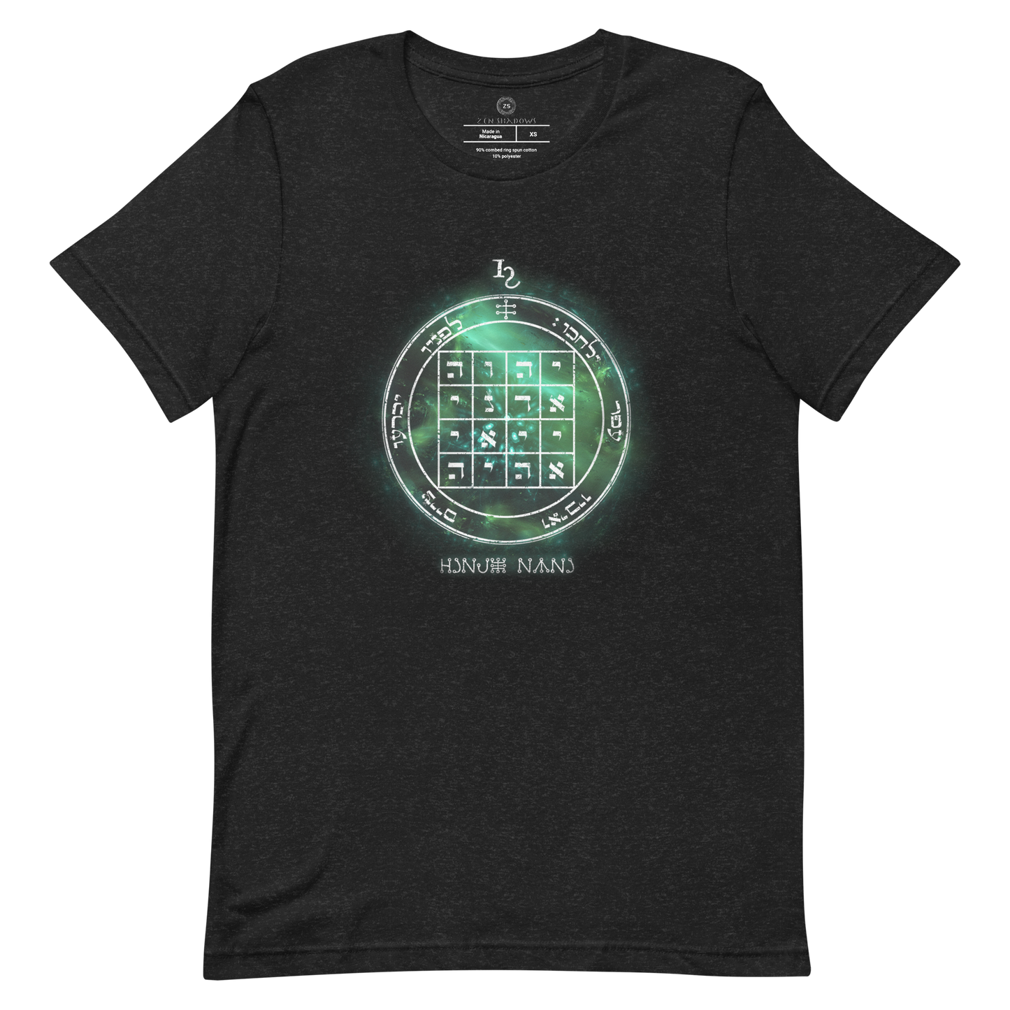 Unisex t-shirt with 1st Pentacle of Saturn command sigil