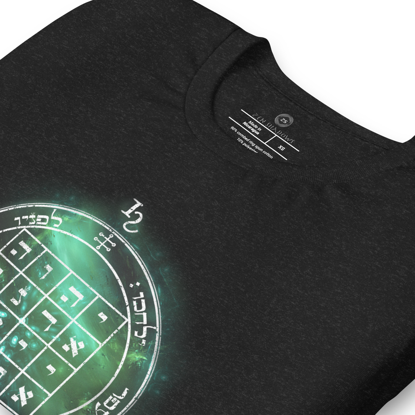 Unisex t-shirt with 1st Pentacle of Saturn command sigil