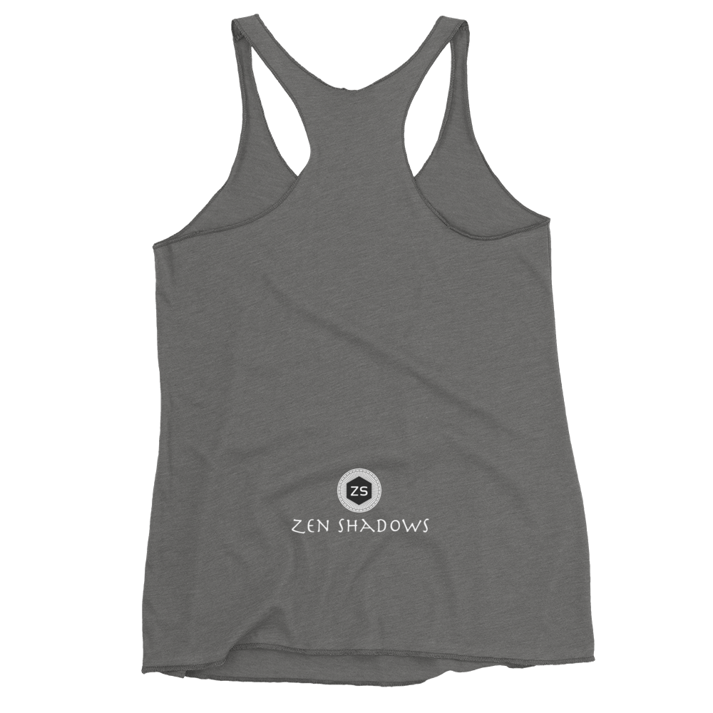 4th Pentacle of Saturn Women's Racerback Tank - Power of Influence & Bring Good news