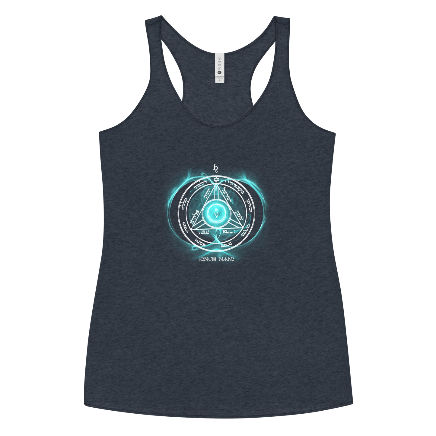 Women's Saturn Influence Tank Worn During Meditation