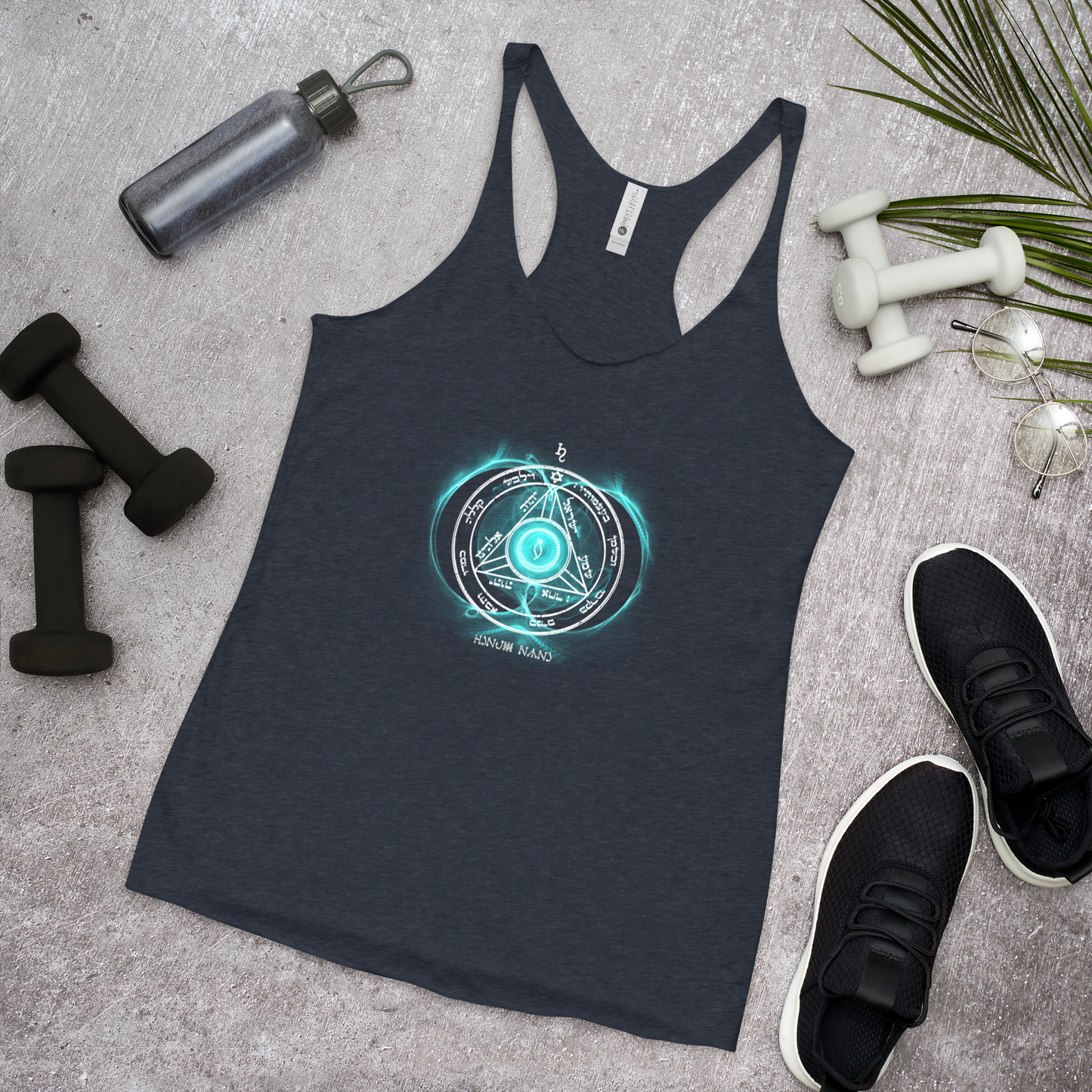 Women's Saturn Influence Tank Worn During Meditation
