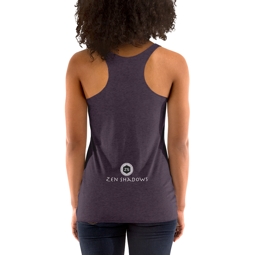 4th Pentacle of Saturn Women's Racerback Tank - Power of Influence & Bring Good news