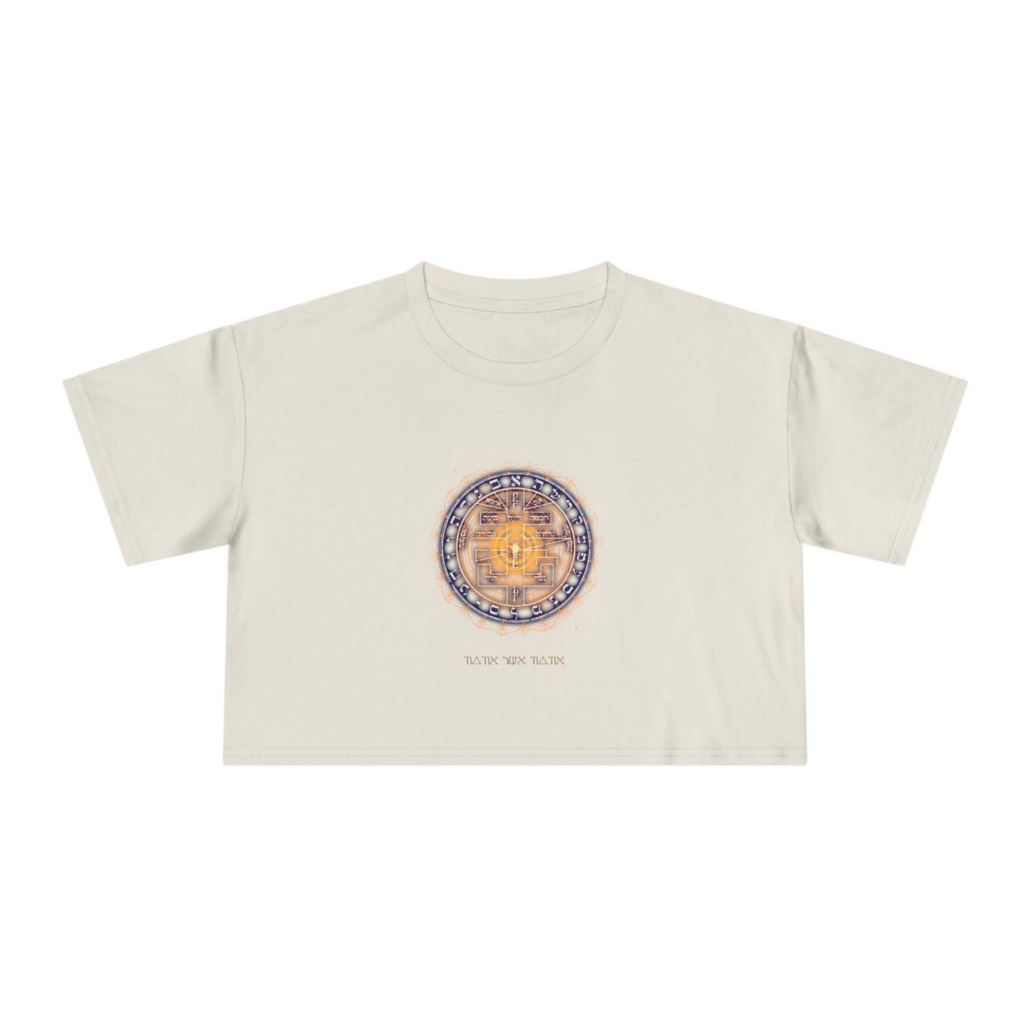 Supreme Pentacle cropped tee - psychic intuition top
