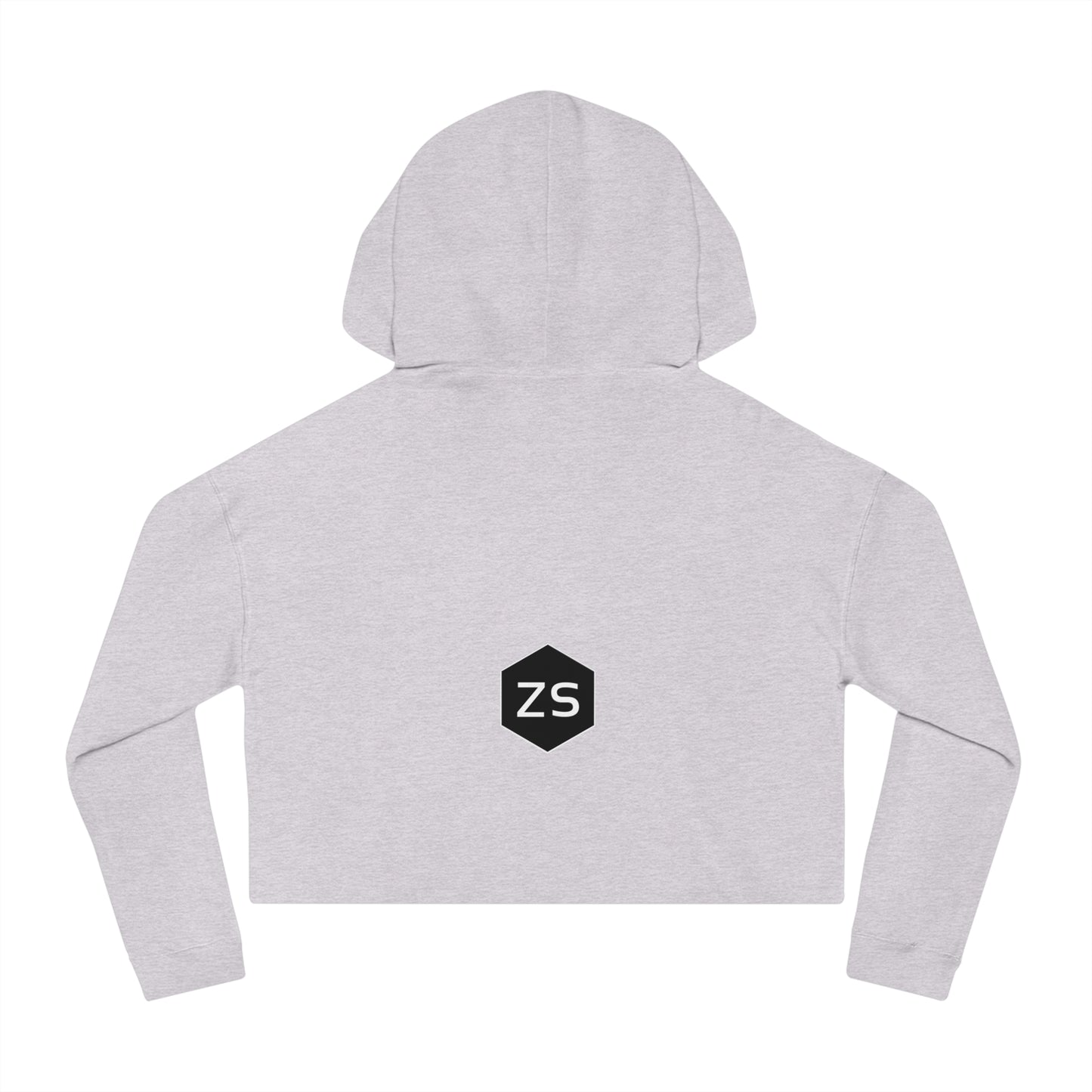 3rd Pentacle Saturn Women's Crop Hoodie - Protection Against Negativity