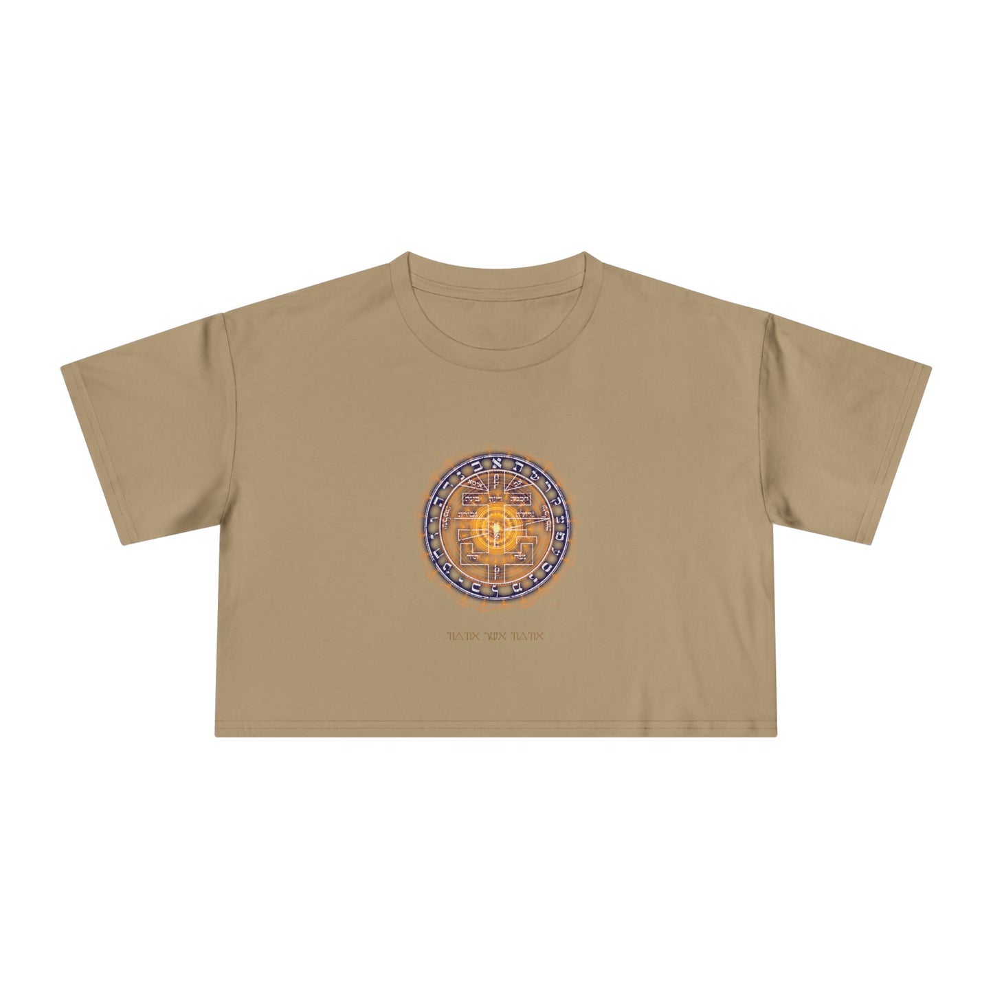 Supreme Pentacle cropped tee - psychic intuition top