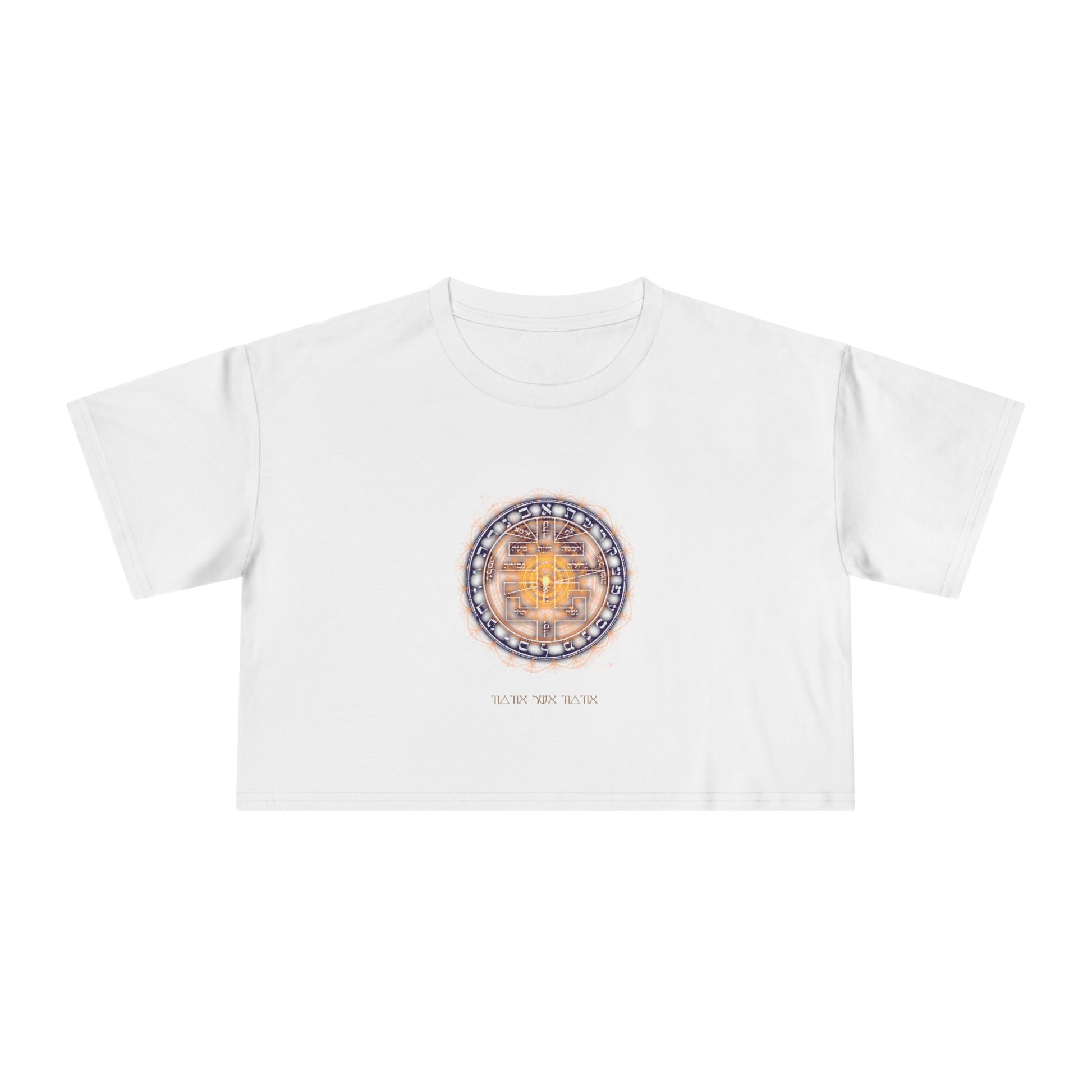 Supreme Pentacle cropped tee - psychic intuition top