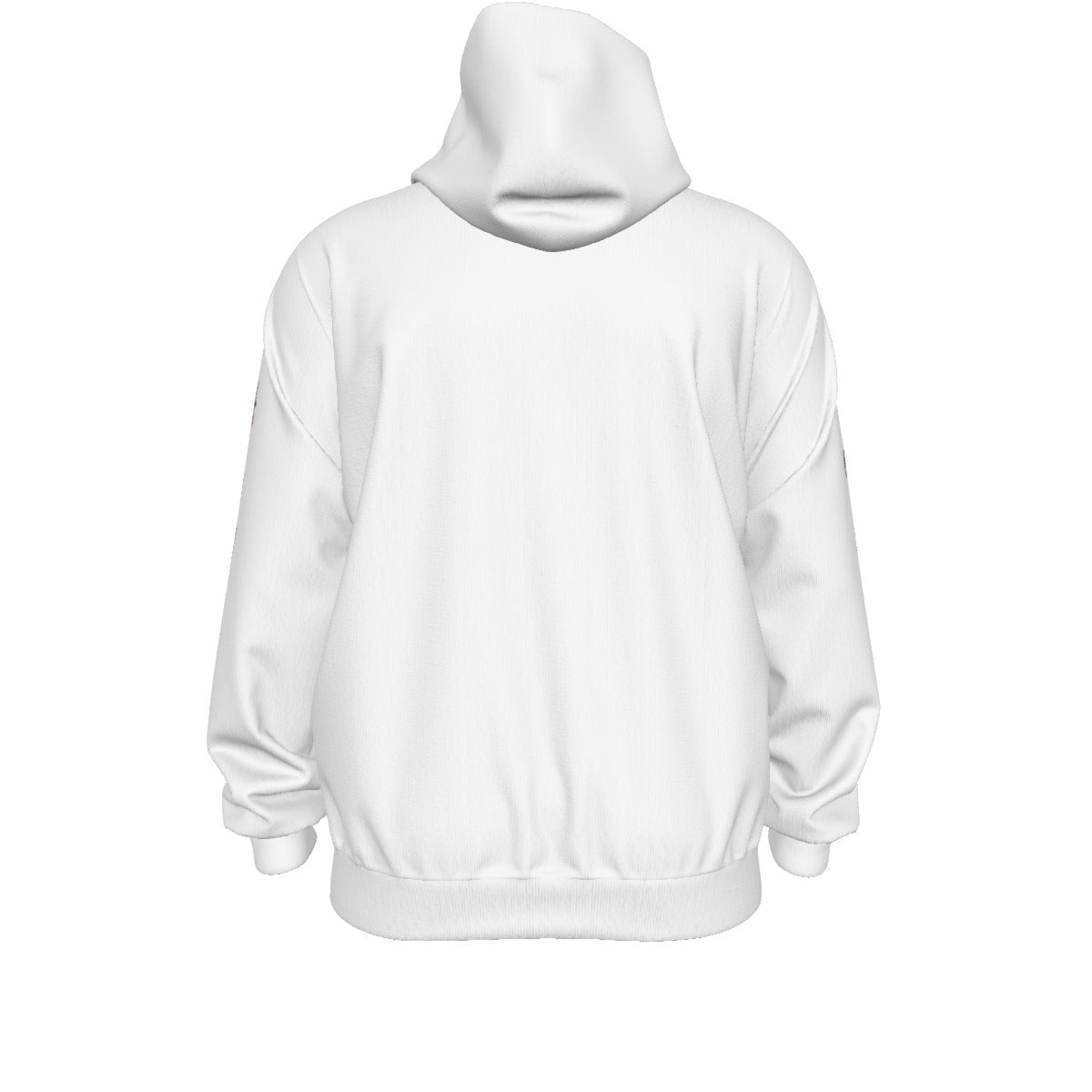 Lungs of YHWH White All-Over Print Unisex Pullover Hoodie With Zipper Closure