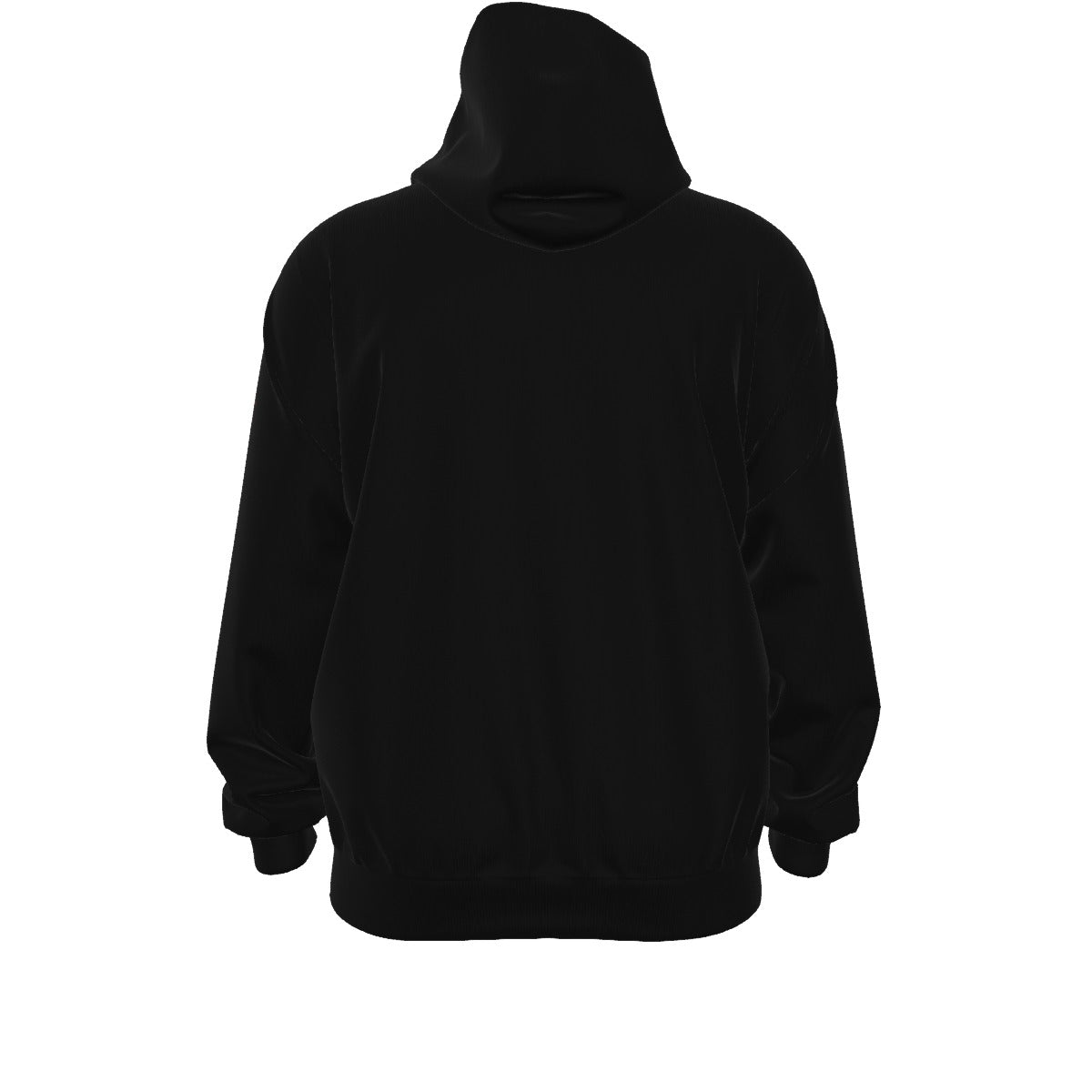 Lungs of YHWH Black All-Over Print Unisex Pullover Hoodie With Zipper Closure