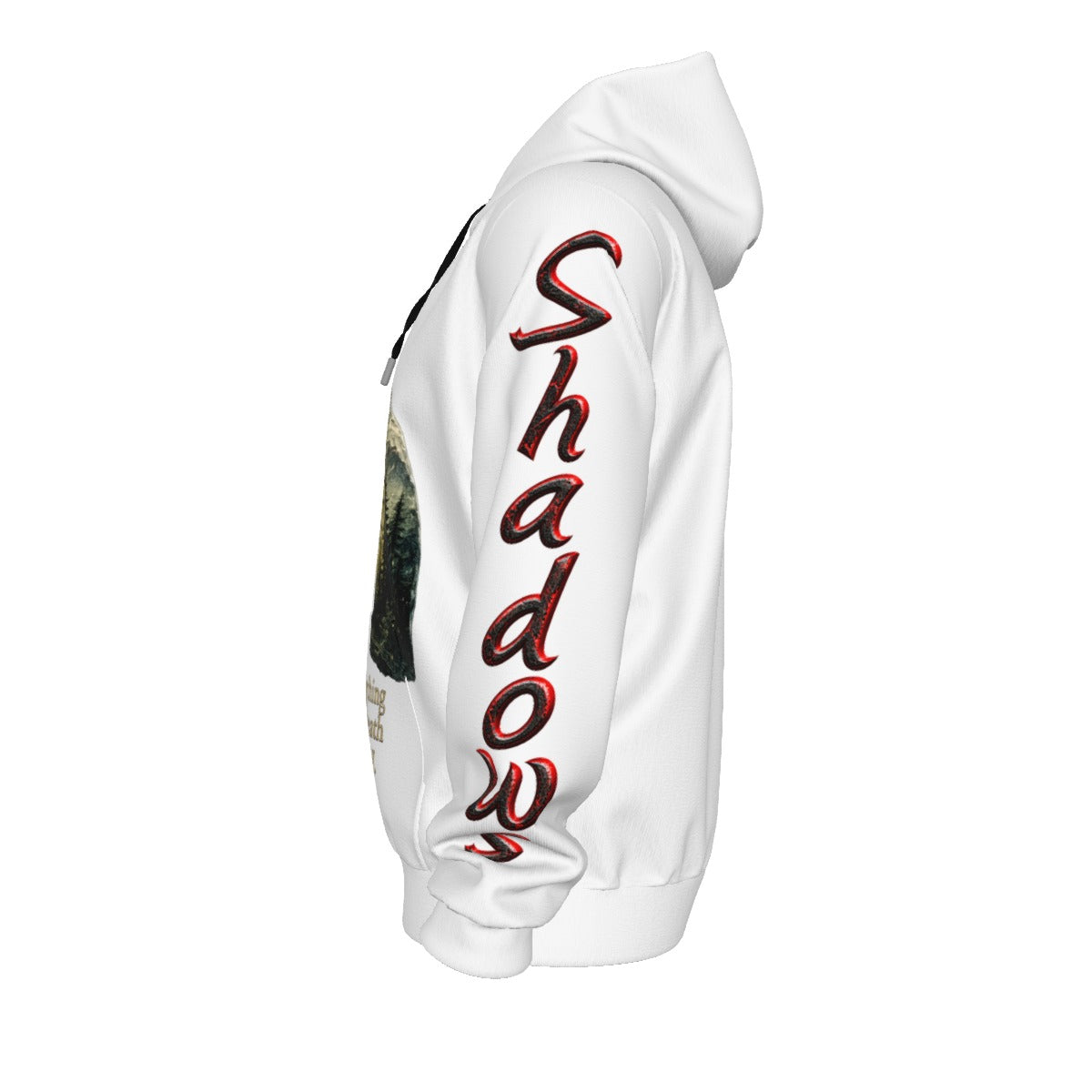 Lungs of YHWH White All-Over Print Unisex Pullover Hoodie With Zipper Closure
