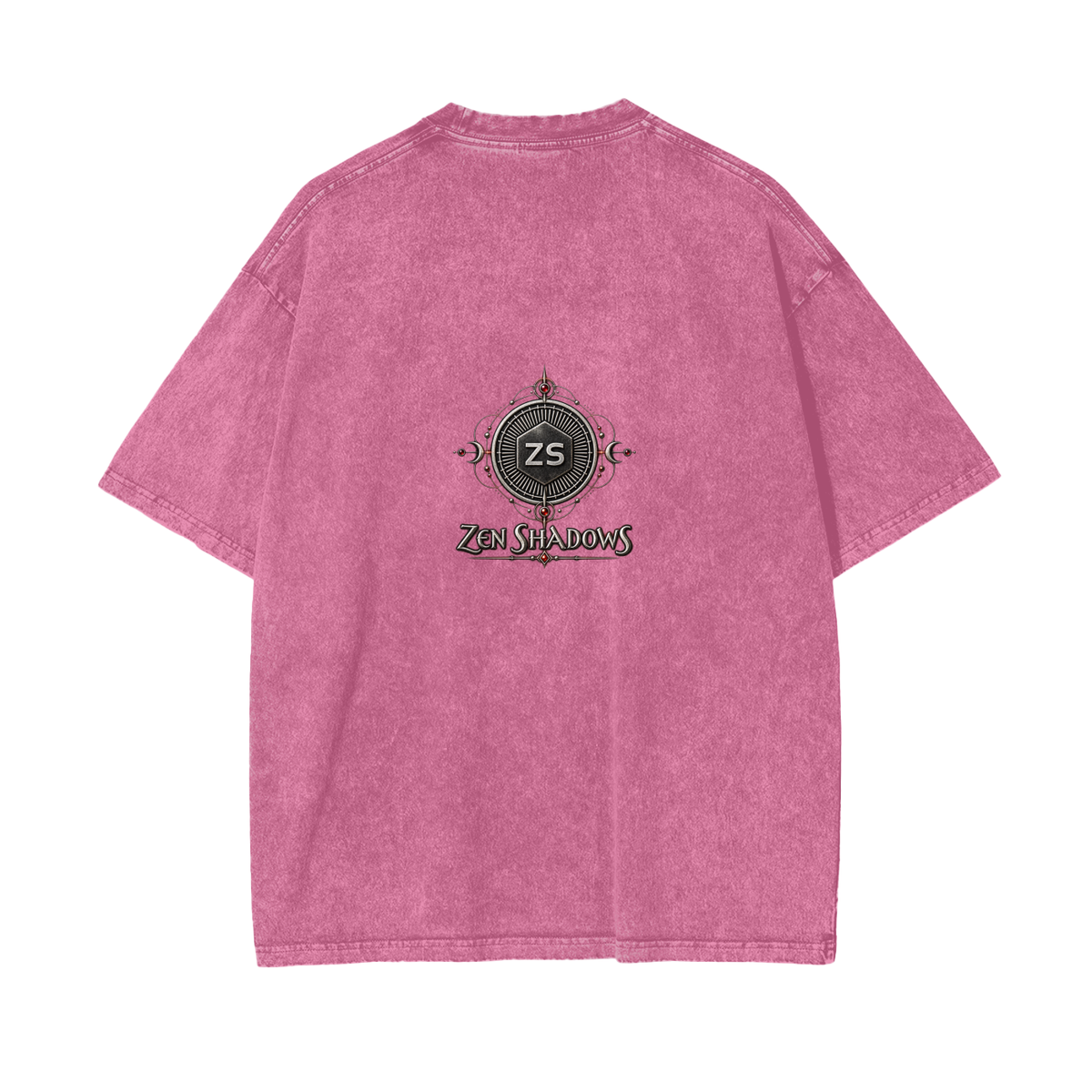 Supreme Pentacle Acid Wash Oversize T-Shirt - Develop Intuition & Psych